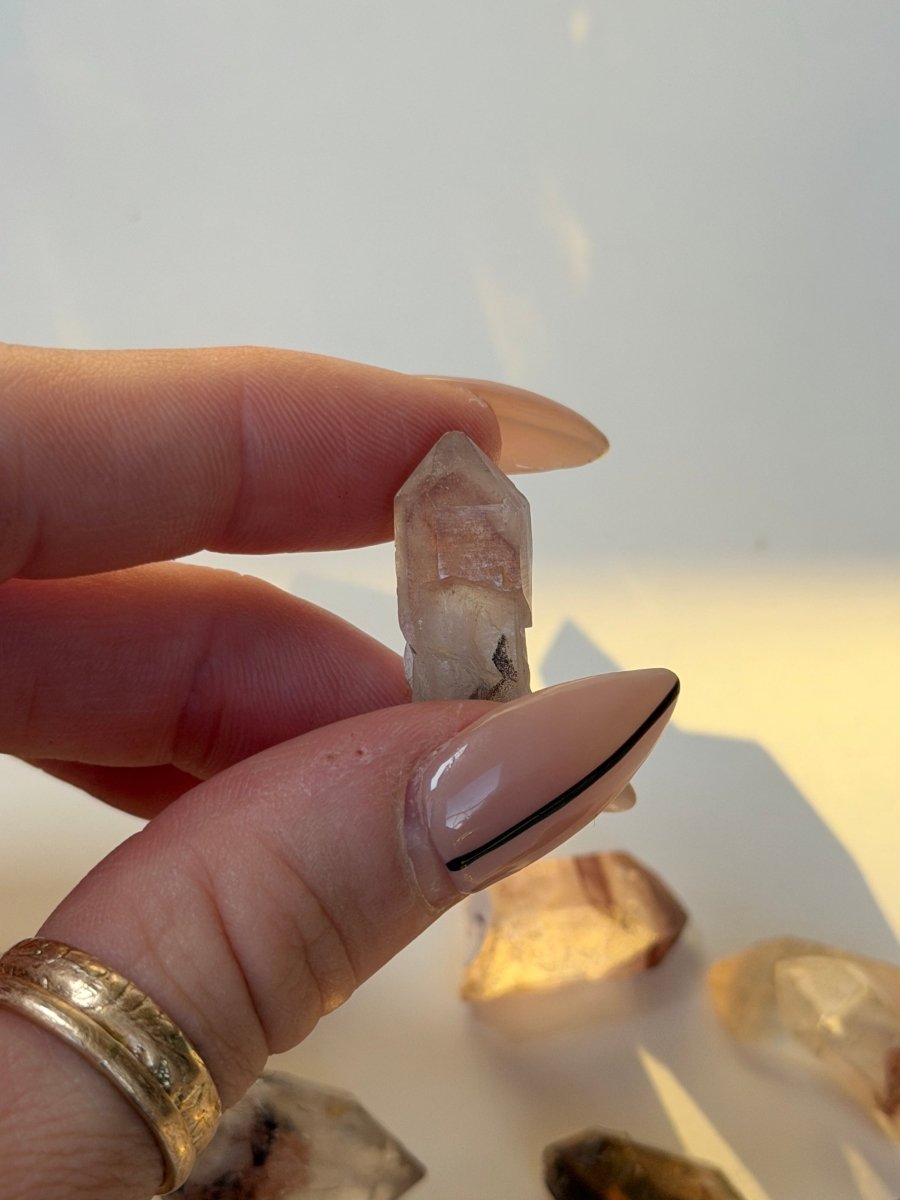 Mini Orange River Quartz Point, South Africa Hematoid QuartzSouth Africa - Haus of Moss + Moon