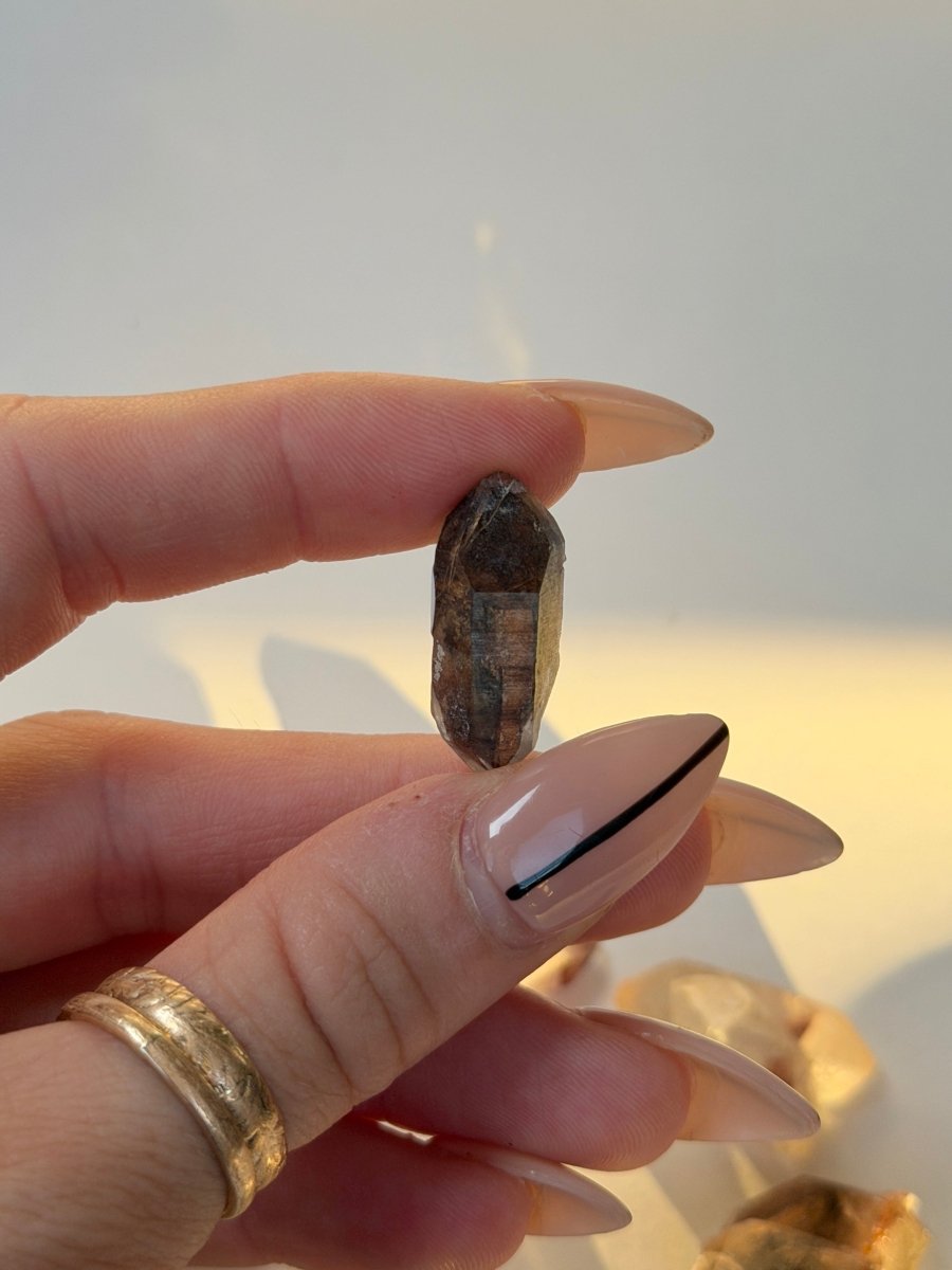 Mini Orange River Quartz Point, South Africa Hematoid QuartzSouth Africa - Haus of Moss + Moon