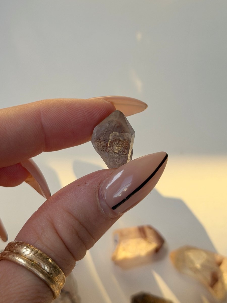 Mini Orange River Quartz Point, South Africa Hematoid QuartzSouth Africa - Haus of Moss + Moon