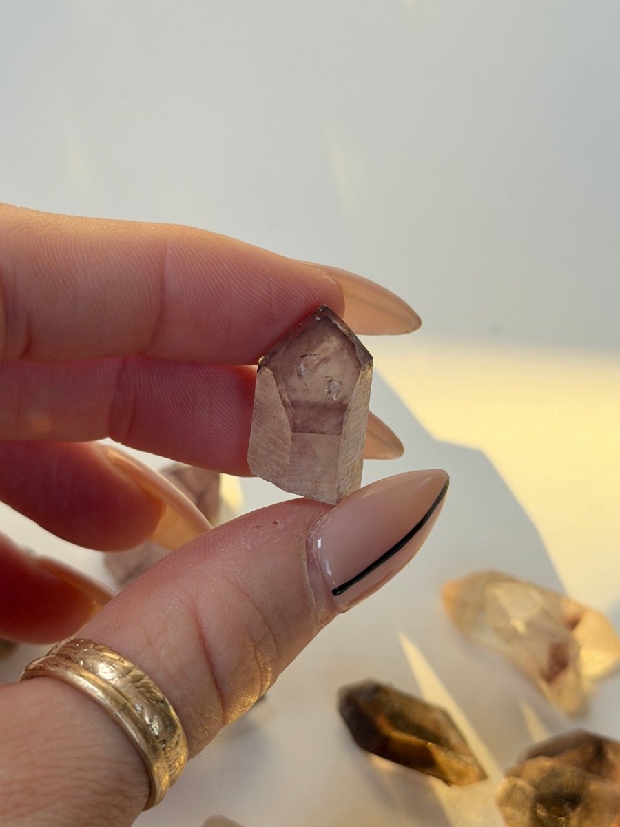 Mini Orange River Quartz Point, South Africa Hematoid QuartzSouth Africa - Haus of Moss + Moon