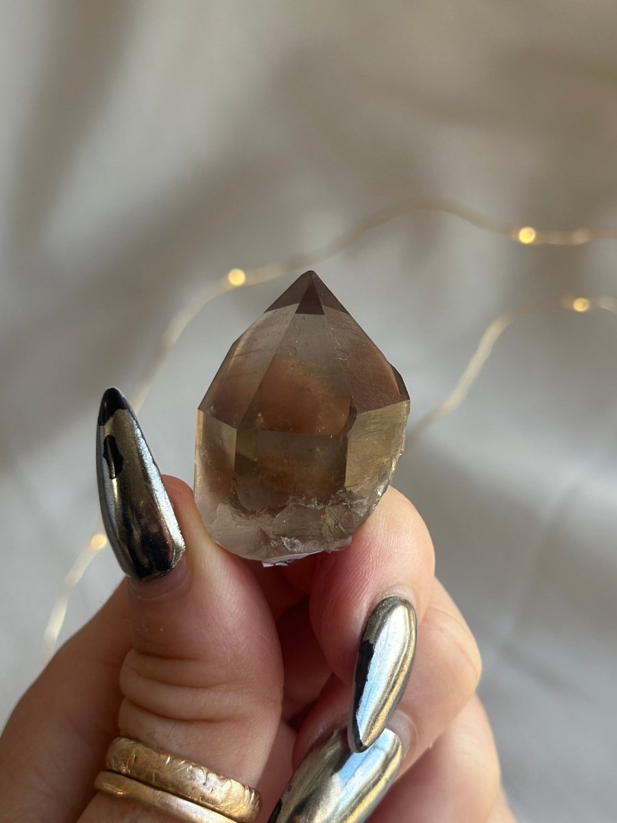 Mulanje Smoky Quartz Point, Malawi, B Smoky QuartzSouth Africa - Haus of Moss + Moon