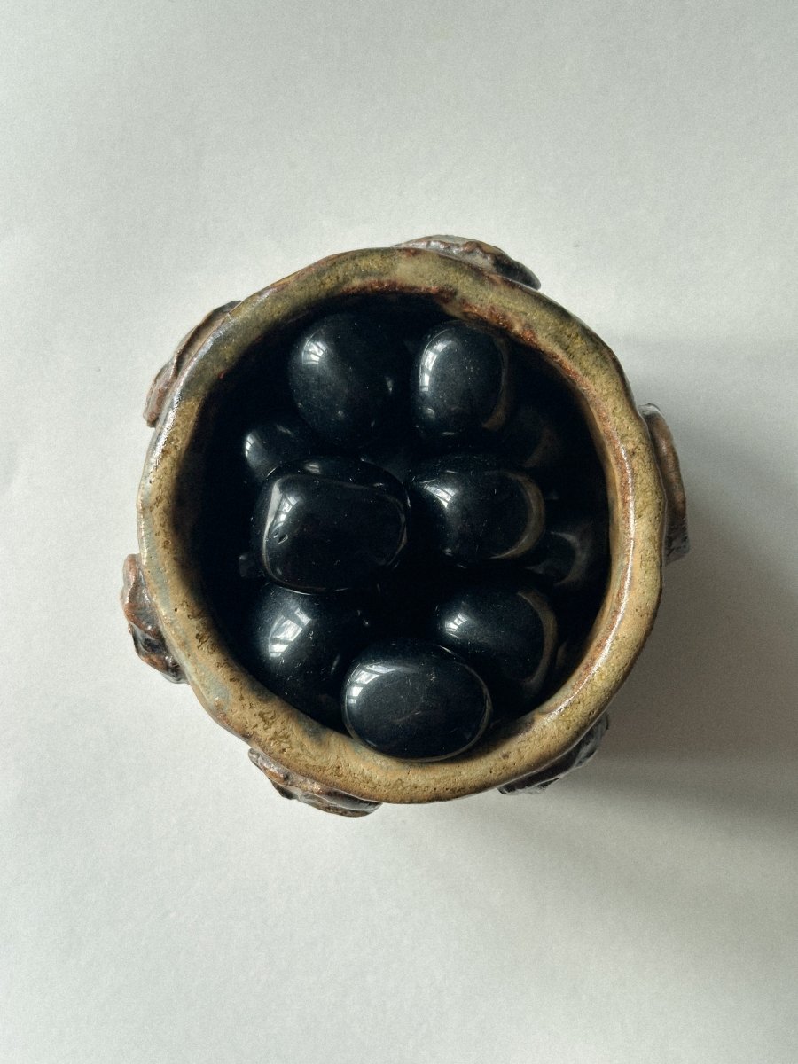 Obsidian Tumble Stone Tumble StonesMexico - Haus of Moss + Moon