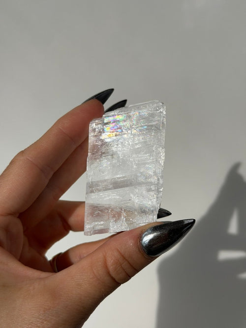 Optical Calcite, B CalciteMadagascar - Haus of Moss and Moon