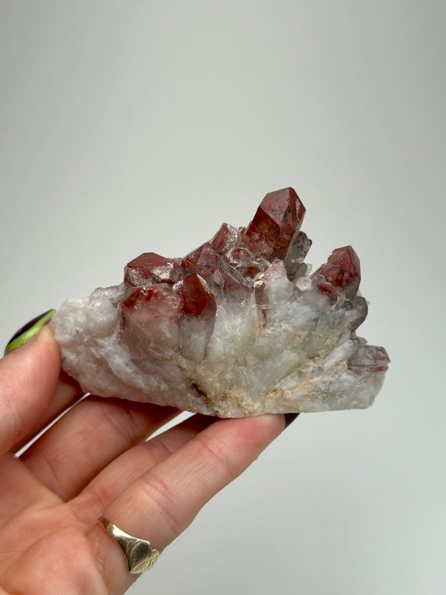 Orange River Quartz Cluster, South Africa, B Hematoid QuartzSouth Africa - Haus of Moss + Moon
