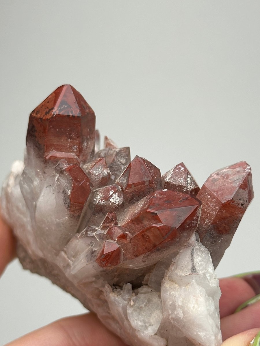 Orange River Quartz Cluster, South Africa, B Hematoid Quartz South Africa - Haus of Moss + Moon