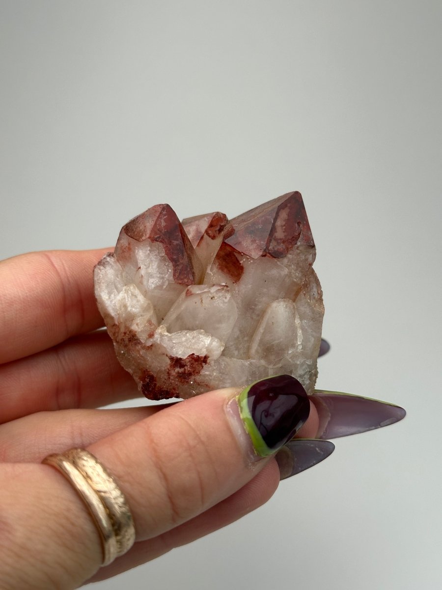 Orange River Quartz Cluster, South Africa, C Hematoid QuartzSouth Africa - Haus of Moss + Moon