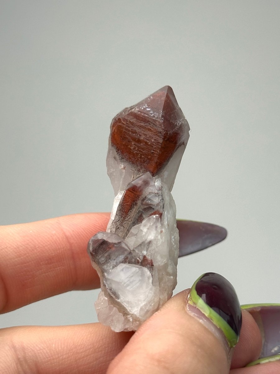 Orange River Quartz Cluster, South Africa, F Hematoid QuartzSouth Africa - Haus of Moss + Moon