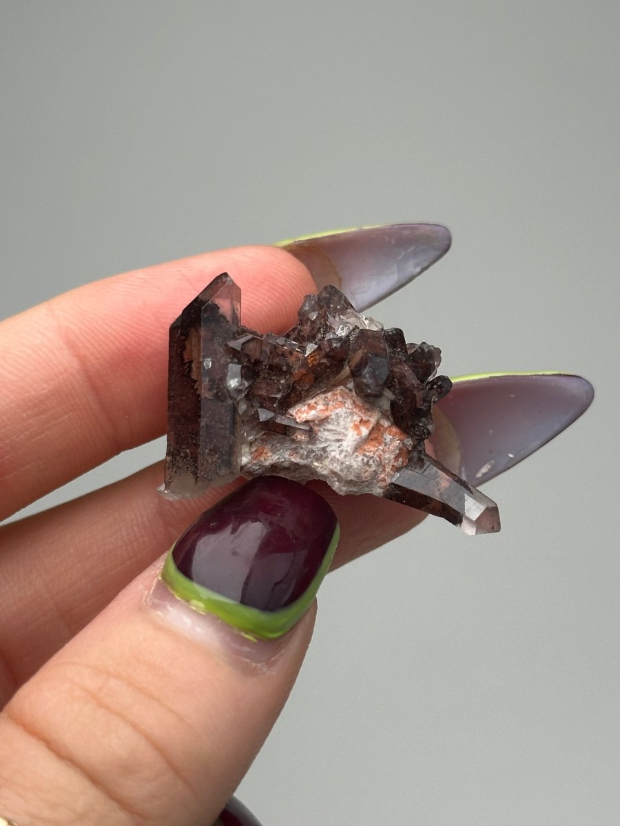 Orange River Quartz Cluster, South Africa, G Hematoid QuartzSouth Africa - Haus of Moss + Moon