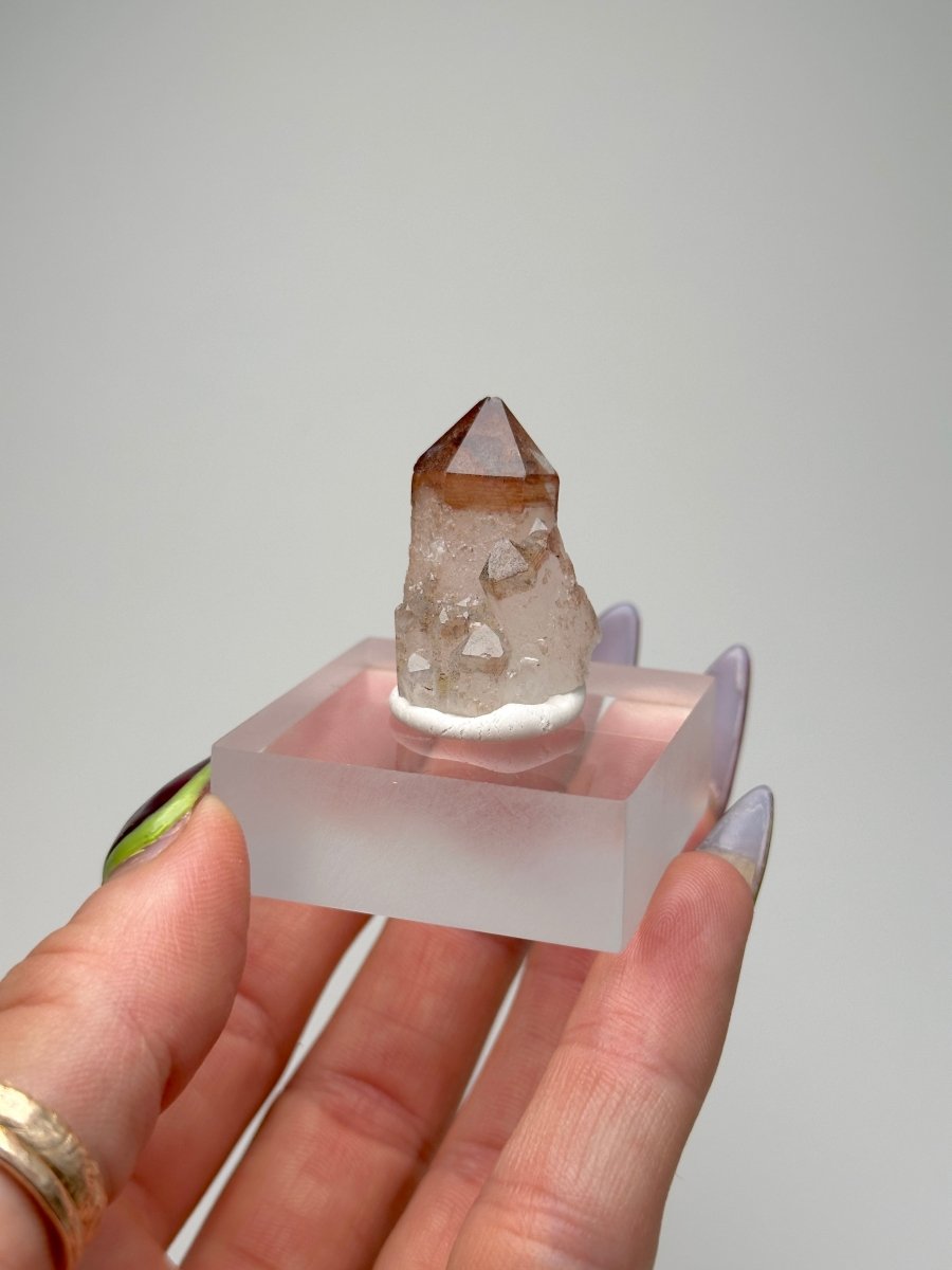 Orange River Quartz Cluster, South Africa, H Hematoid QuartzSouth Africa - Haus of Moss + Moon