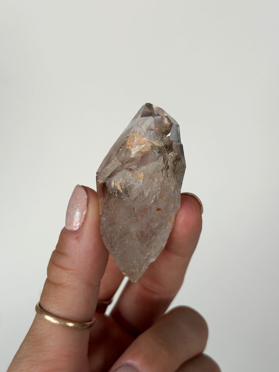 Phantom Smoky Amethyst Quartz, Malawi Amethyst Malawi- Haus of Moss and Moon