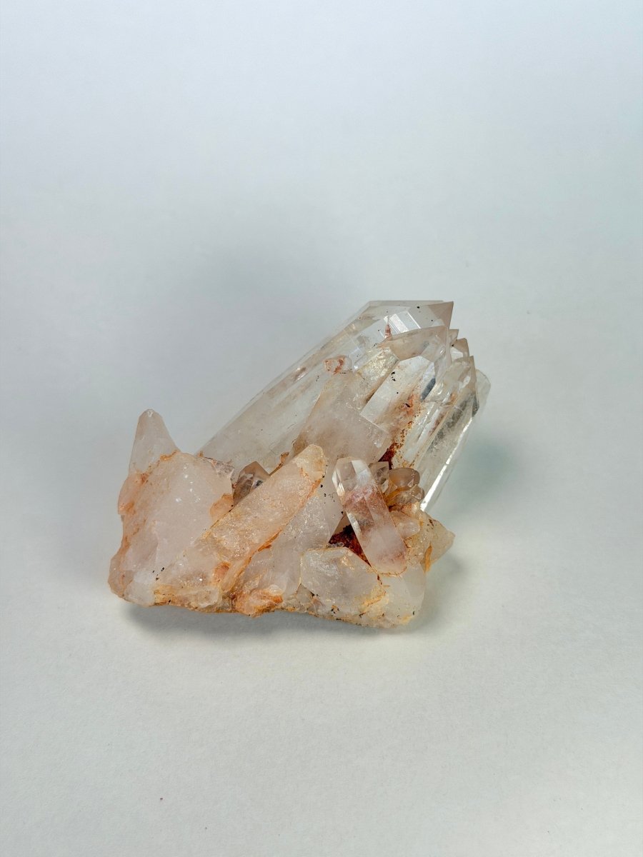 Pink Madagascan Clear Quartz, E Iron Quartz Madagascar - Haus of Moss + Moon - Pink Clear Quartz