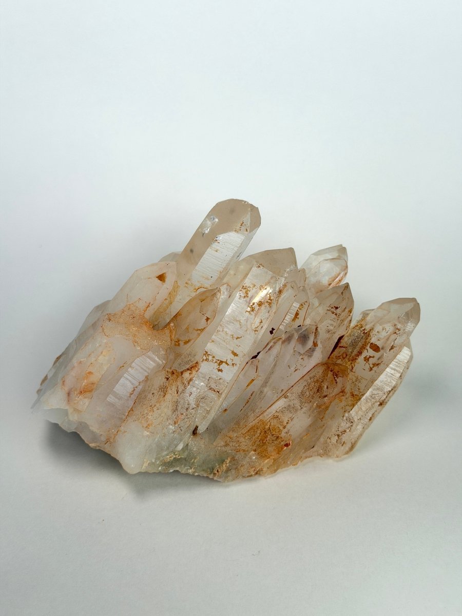 Pink Madagascan Clear Quartz, J Iron Quartz Madagascar - Haus of Moss + Moon - Pink Clear Quartz