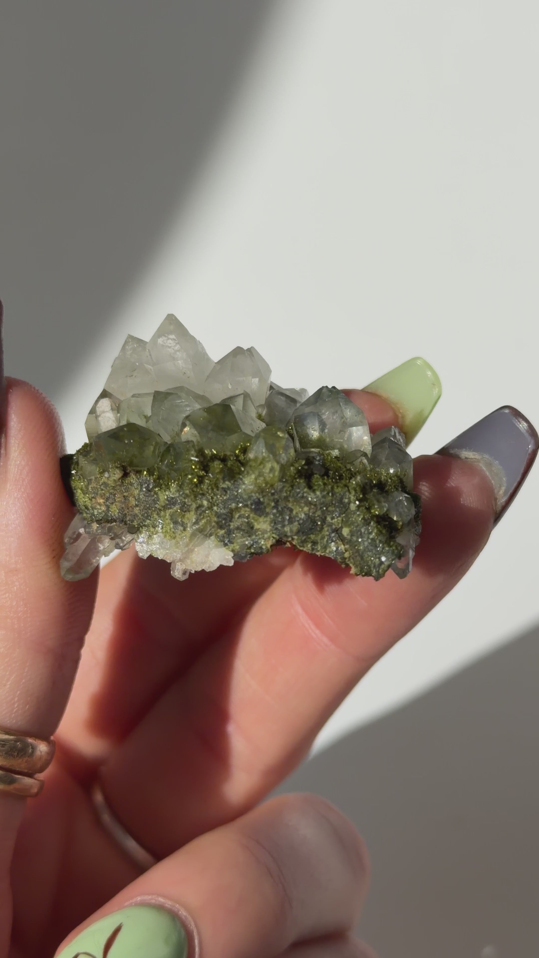 Turkish Forest Epidote and Quartz, L12