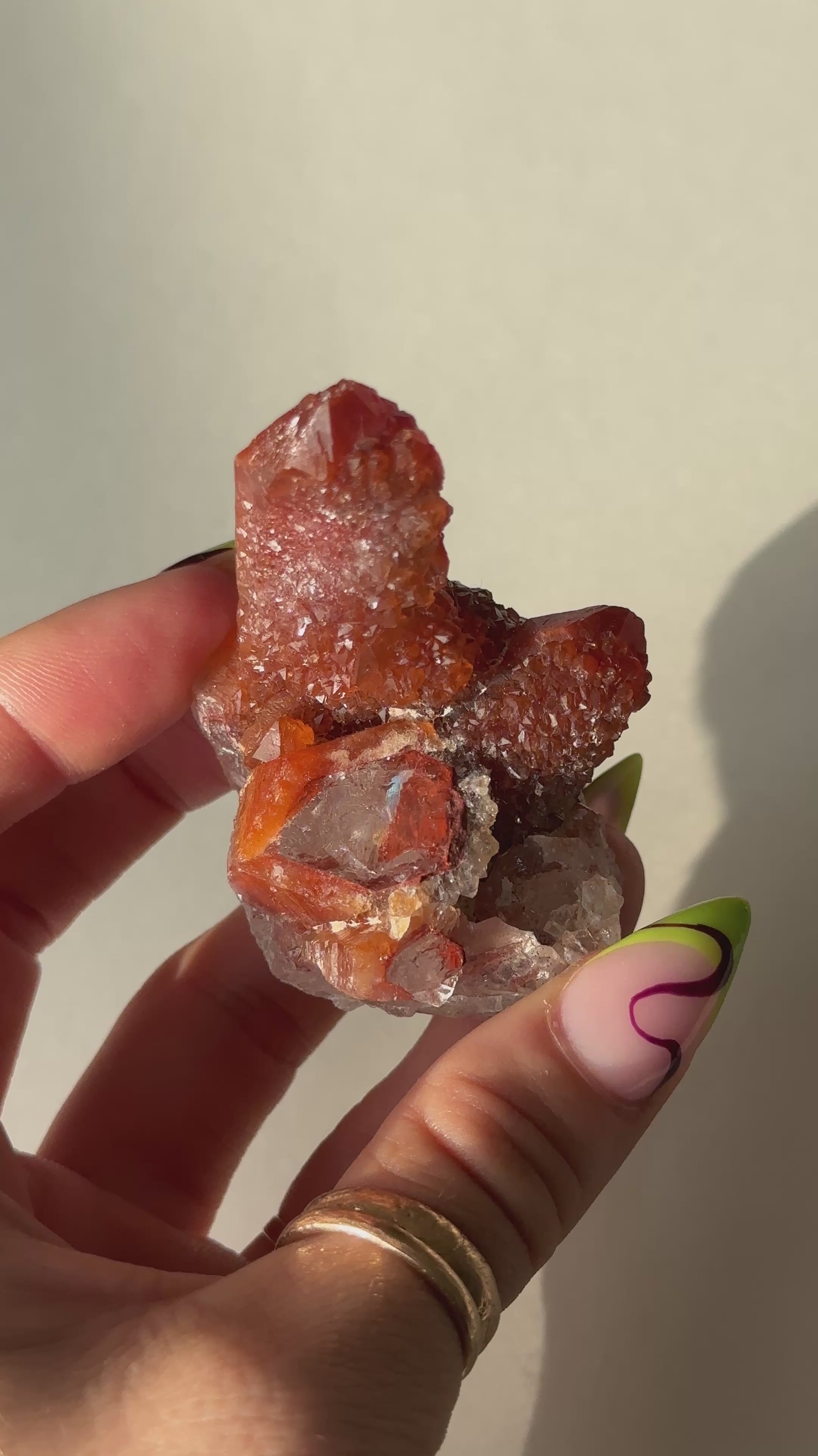 Hematite Quartz, Ferruginous, Tinejdad, Morocco, G