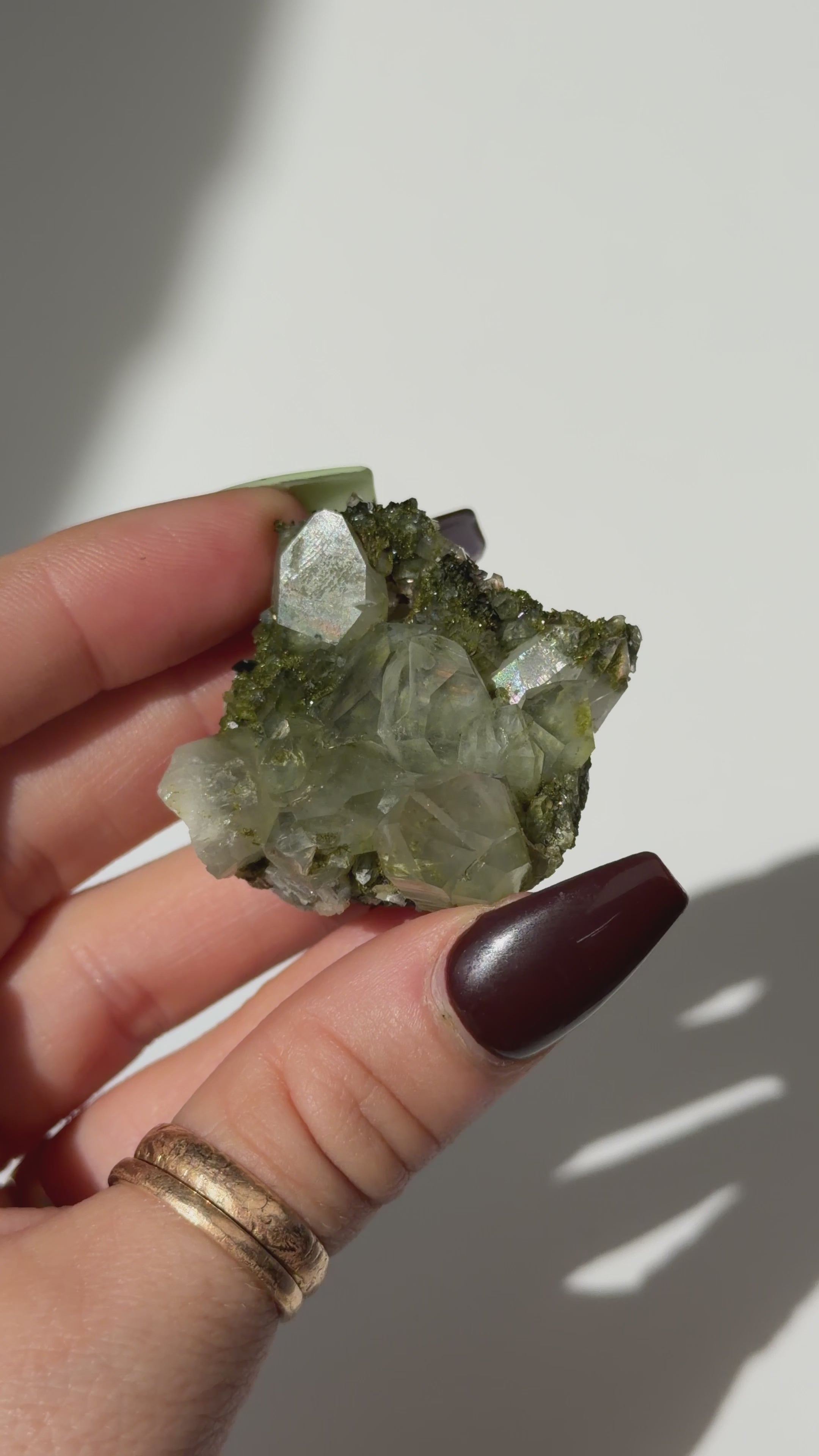 Turkish Forest Epidote and Quartz, W