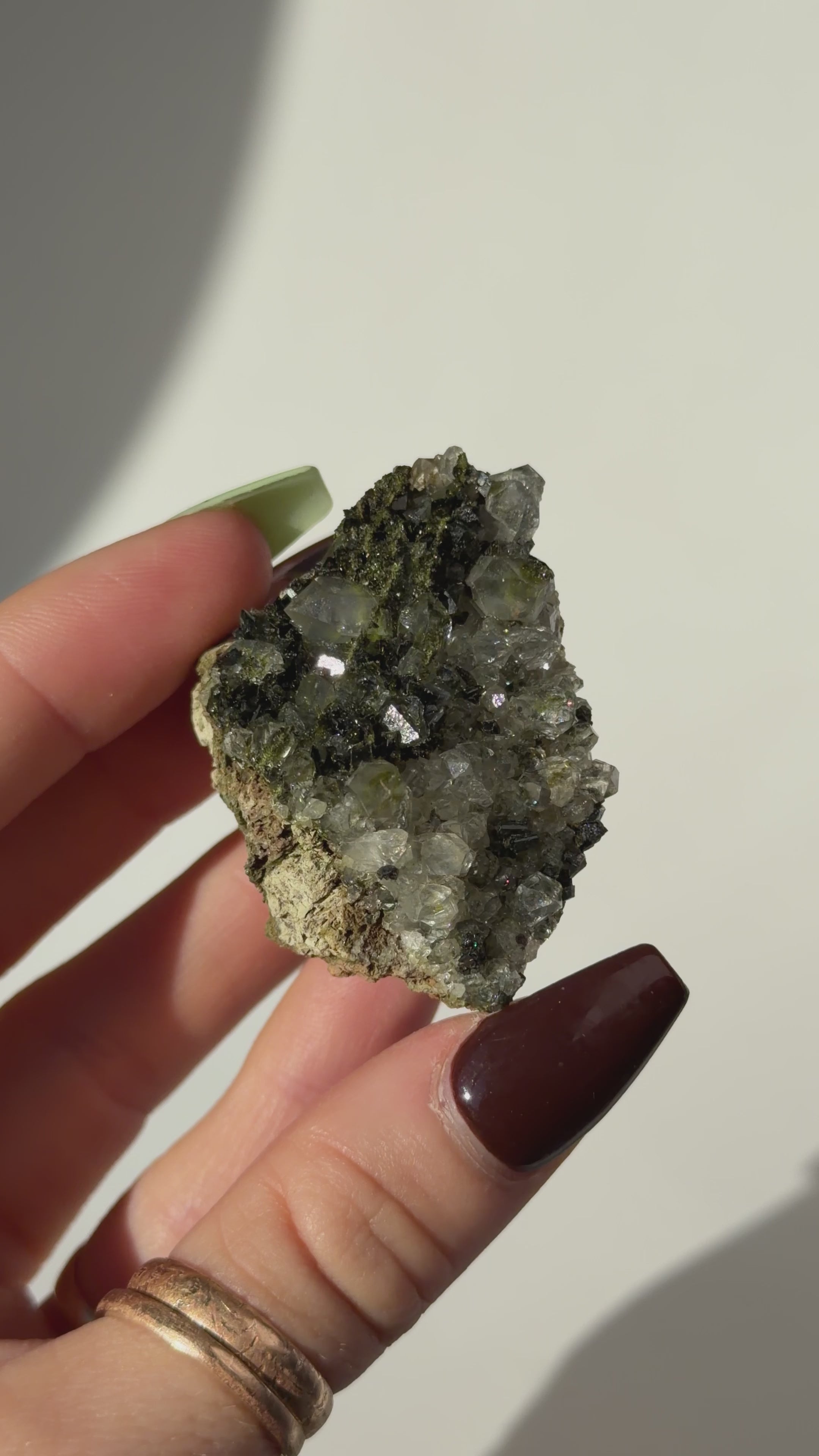 Turkish Forest Epidote and Quartz, N