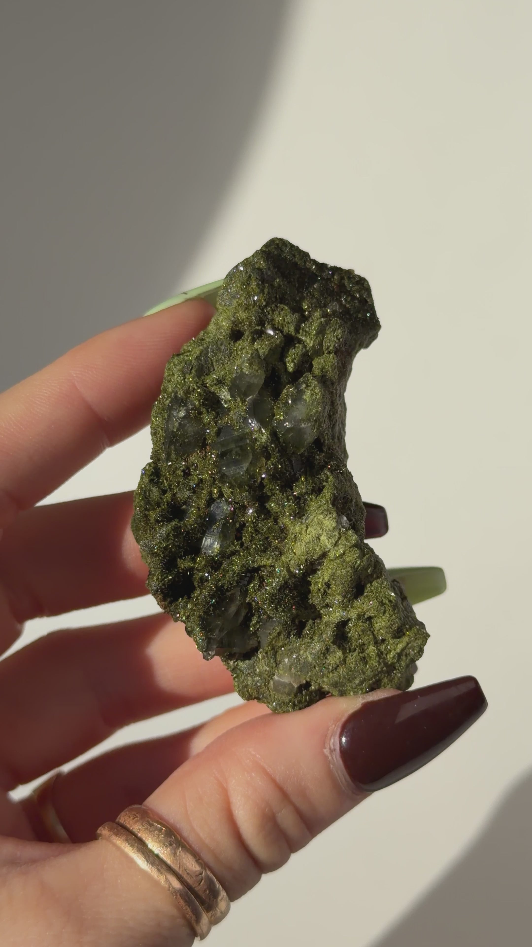Turkish Forest Epidote and Quartz, H8