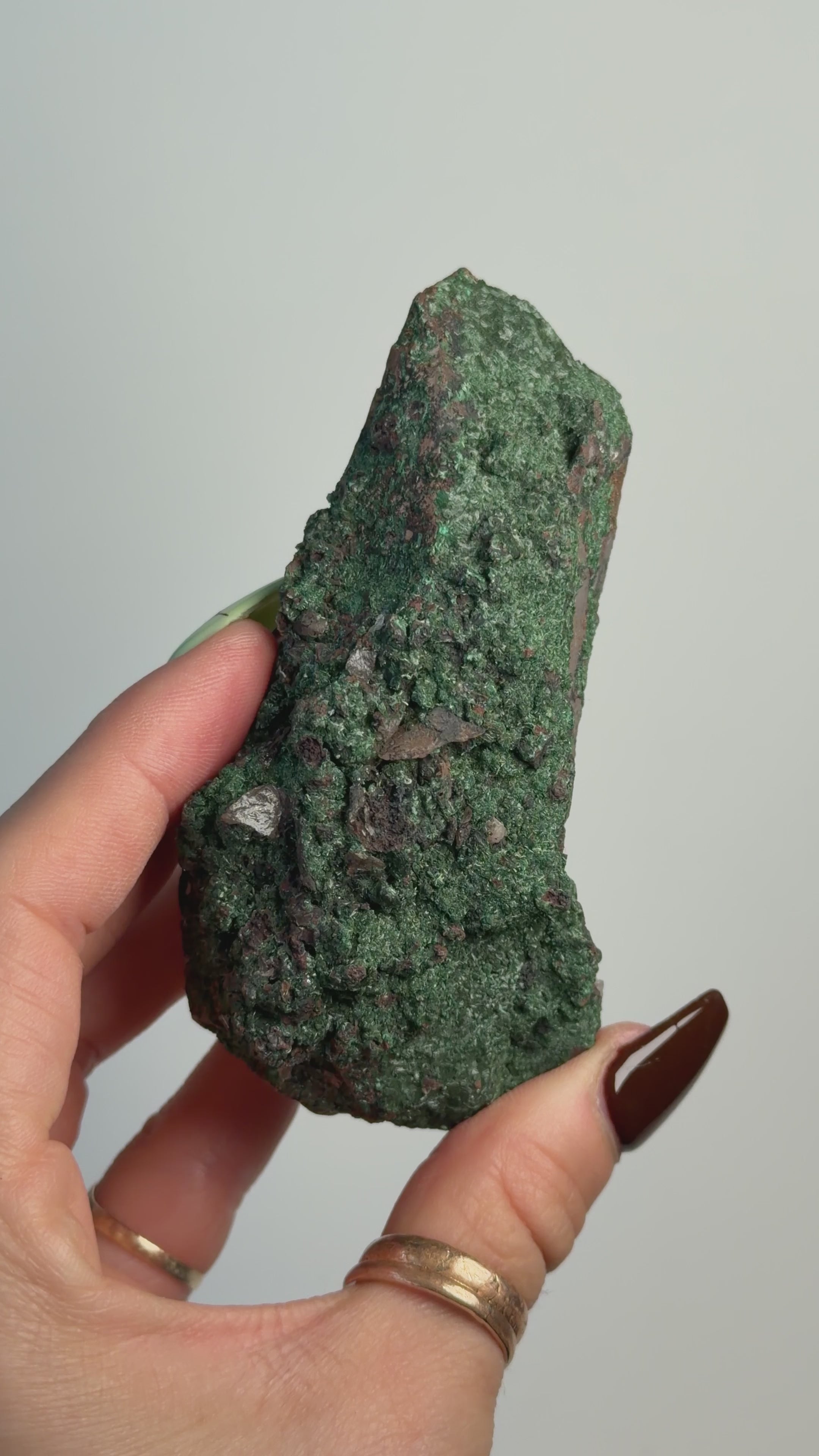 Smoky Quartz with Brochantite, Morocco