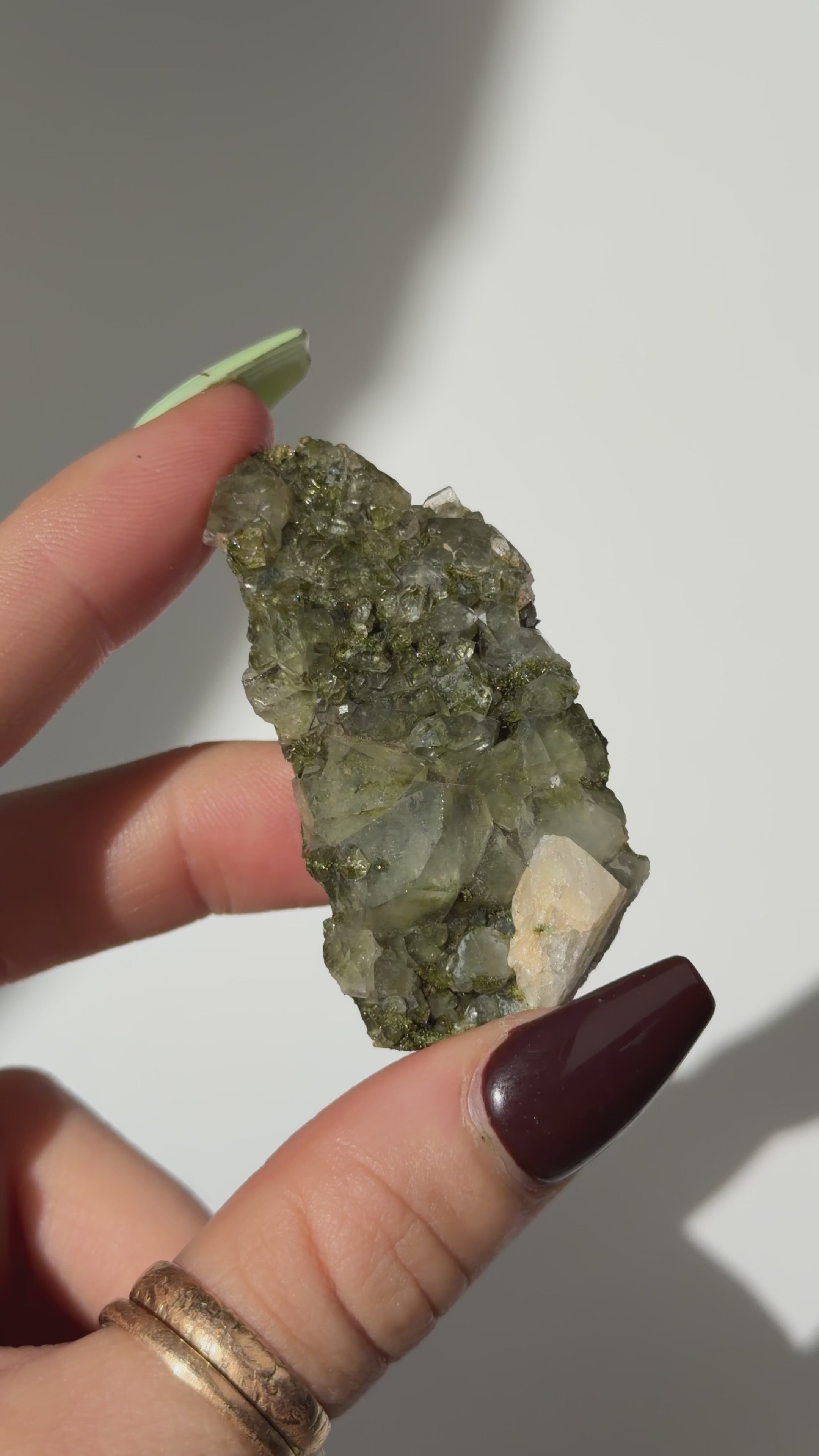 Turkish Forest Epidote and Quartz, U