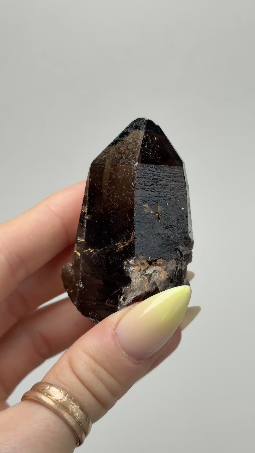 Zomba Smoky Quartz Point, Malawi, C