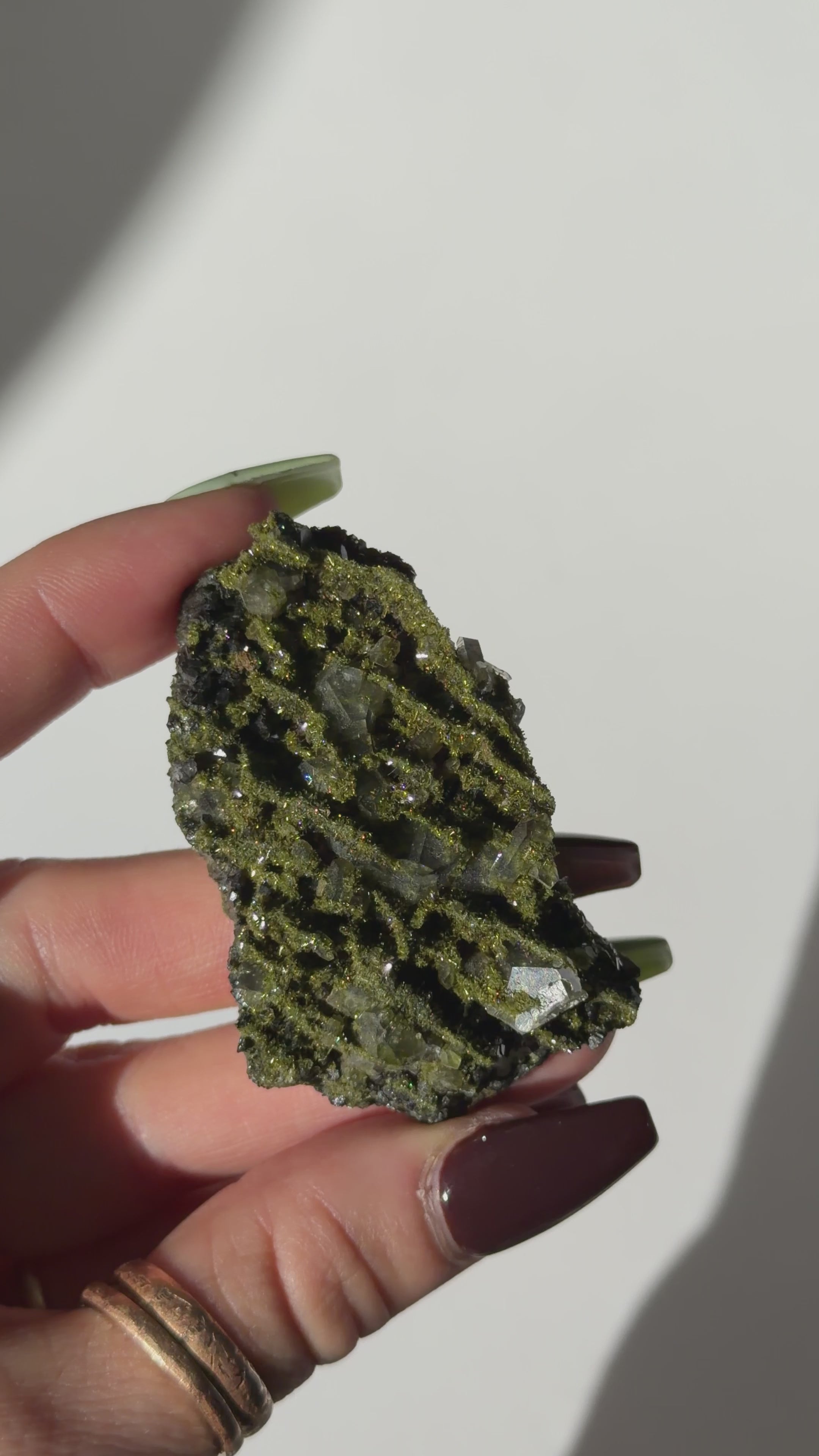 Turkish Forest Epidote and Quartz, E