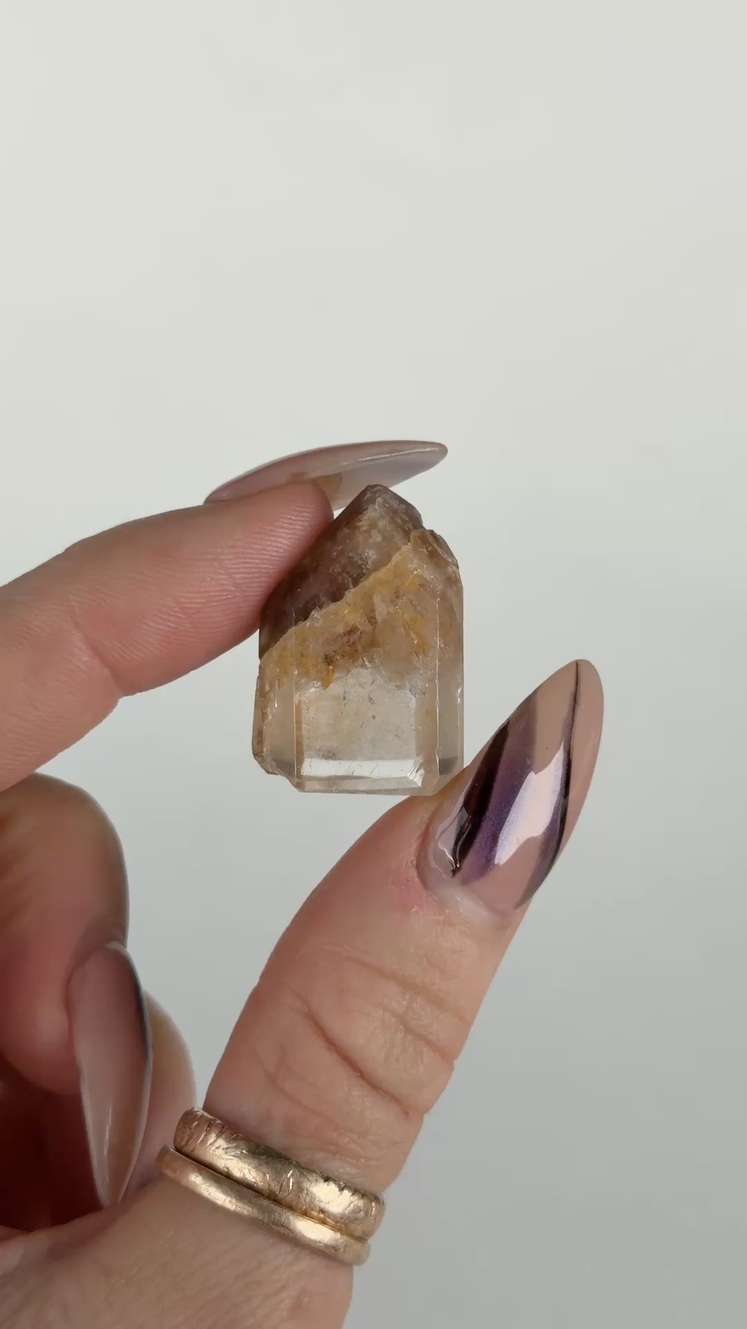 Hematite 'Lithium' Quartz Points, Bahia, Brazil, G