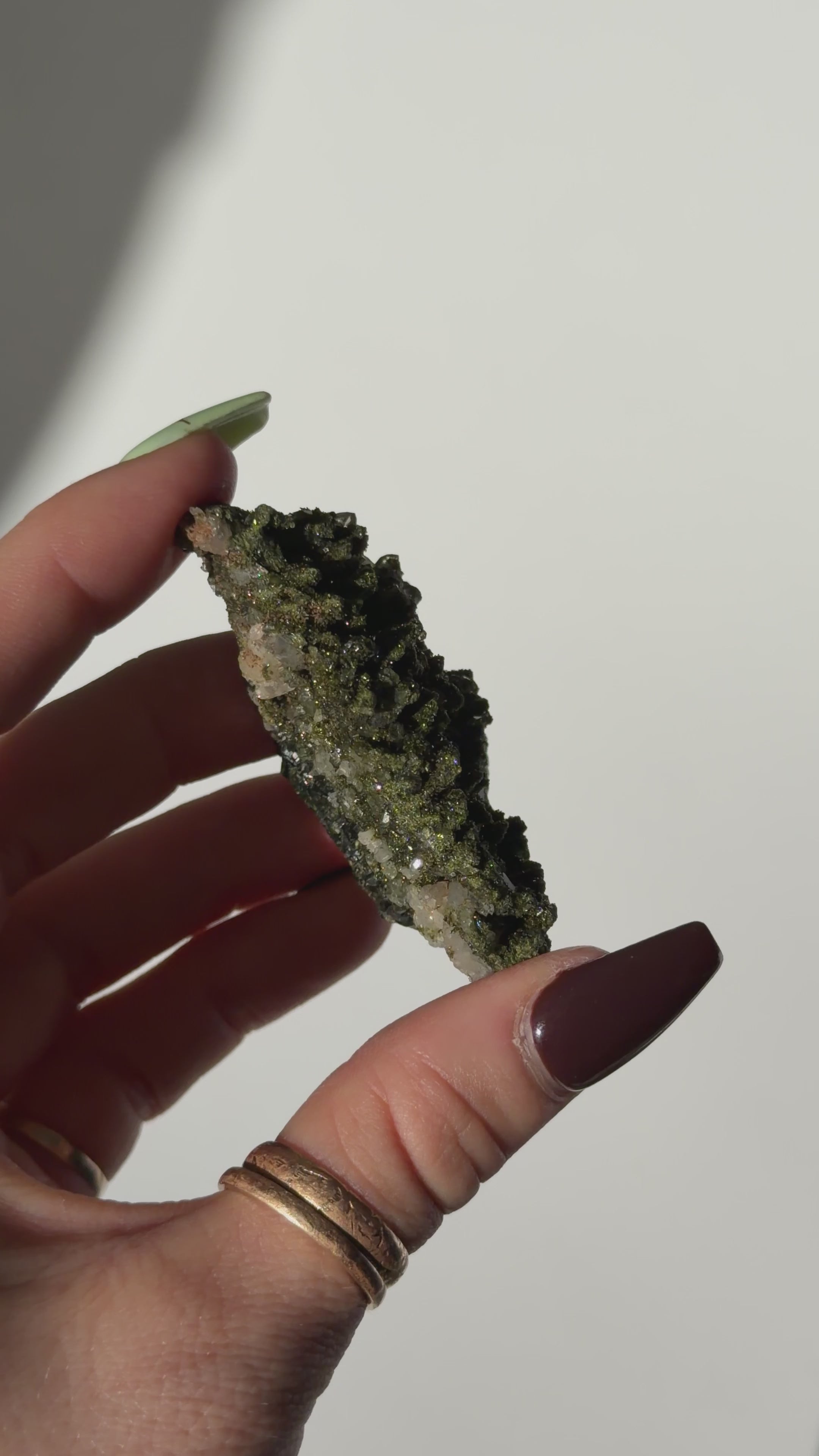 Turkish Forest Epidote and Quartz, F