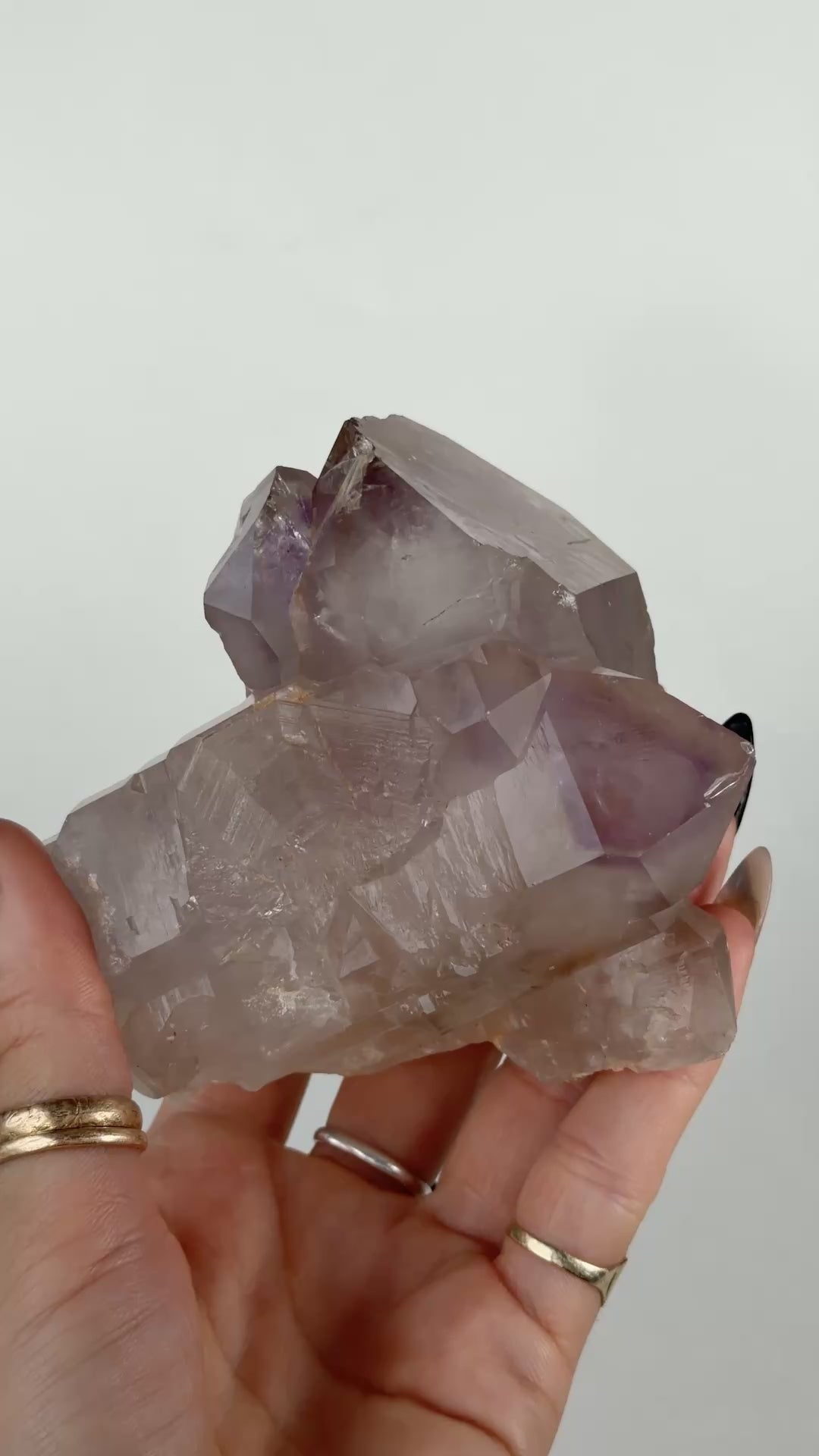 Madagascan Elestial Amethyst, S