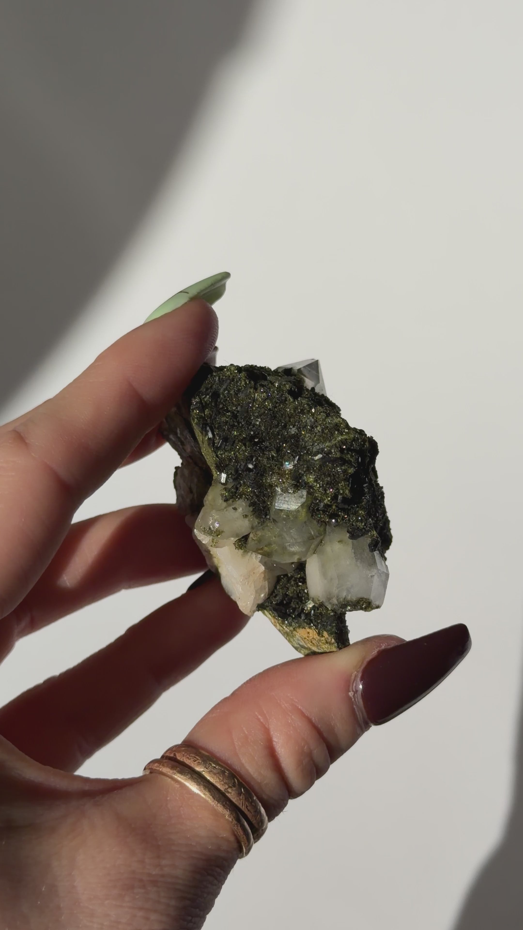 Turkish Forest Epidote and Quartz, G