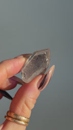 Specular Hematite Laser DT Quartz Point, T