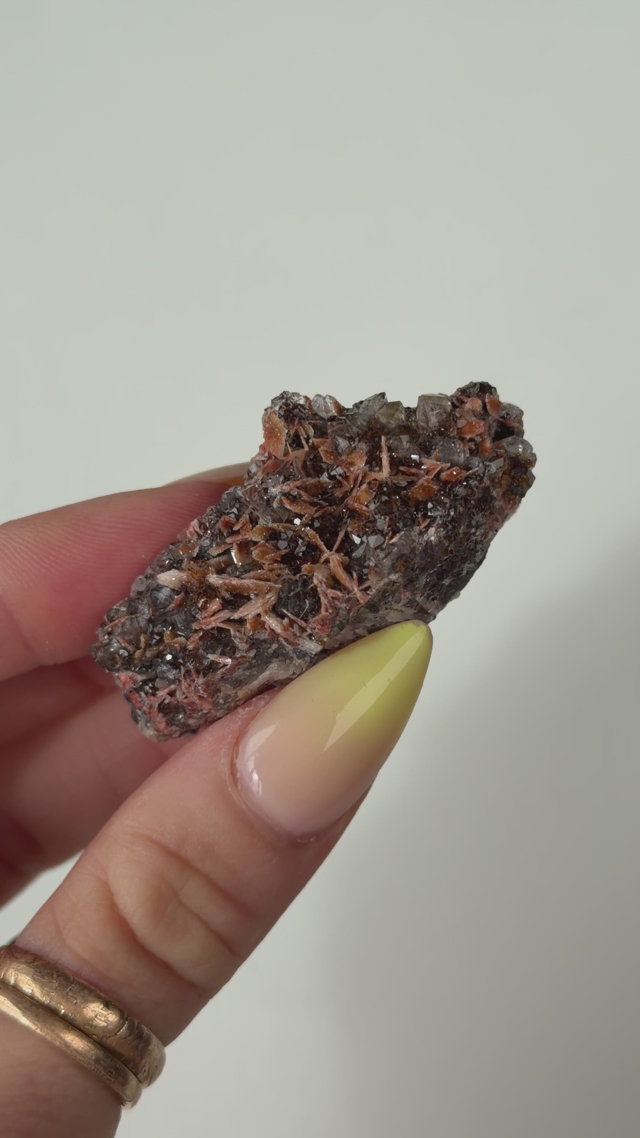 Manganese Quartz with Baryte, Morocco