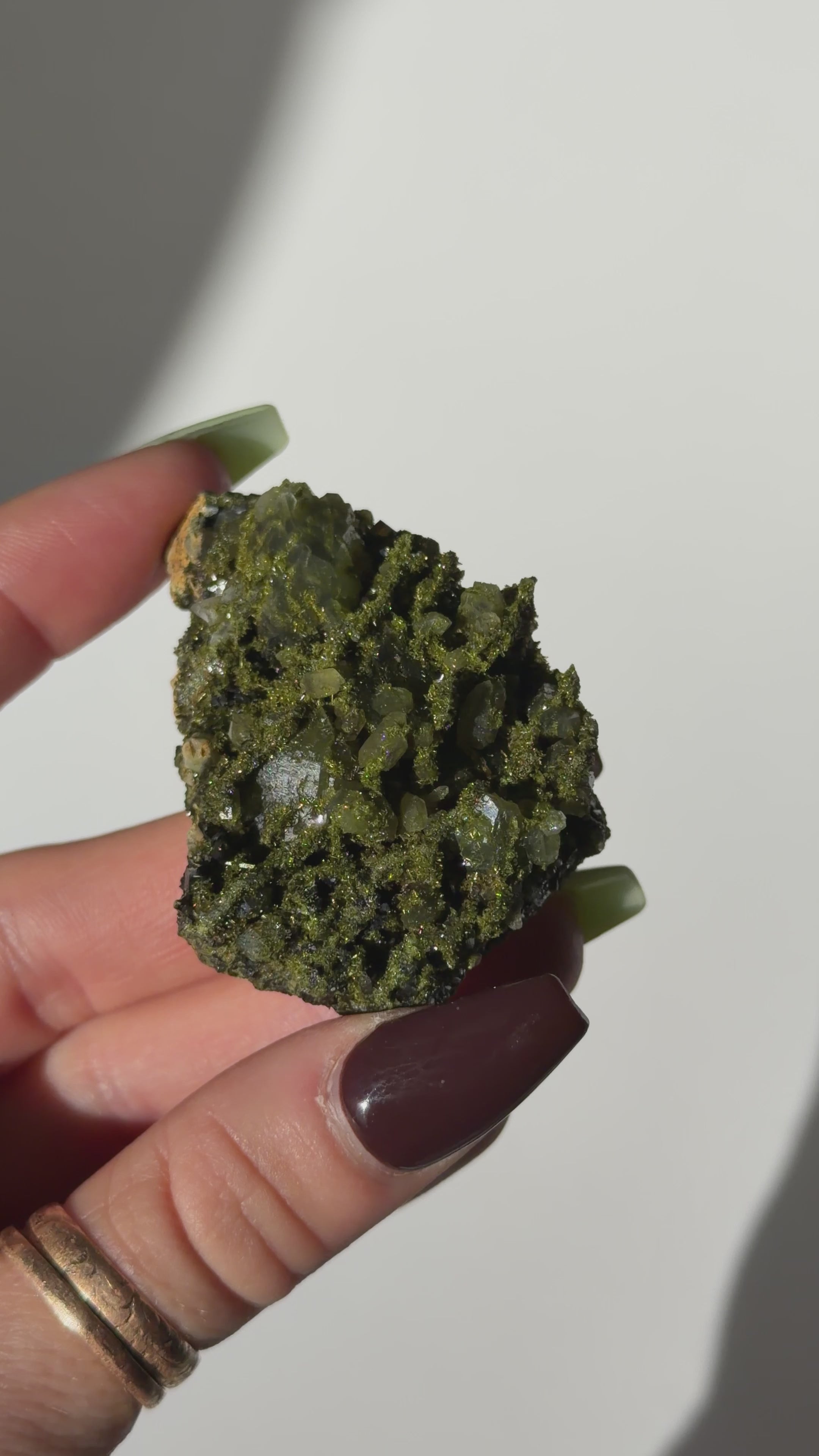Turkish Forest Epidote and Quartz, H