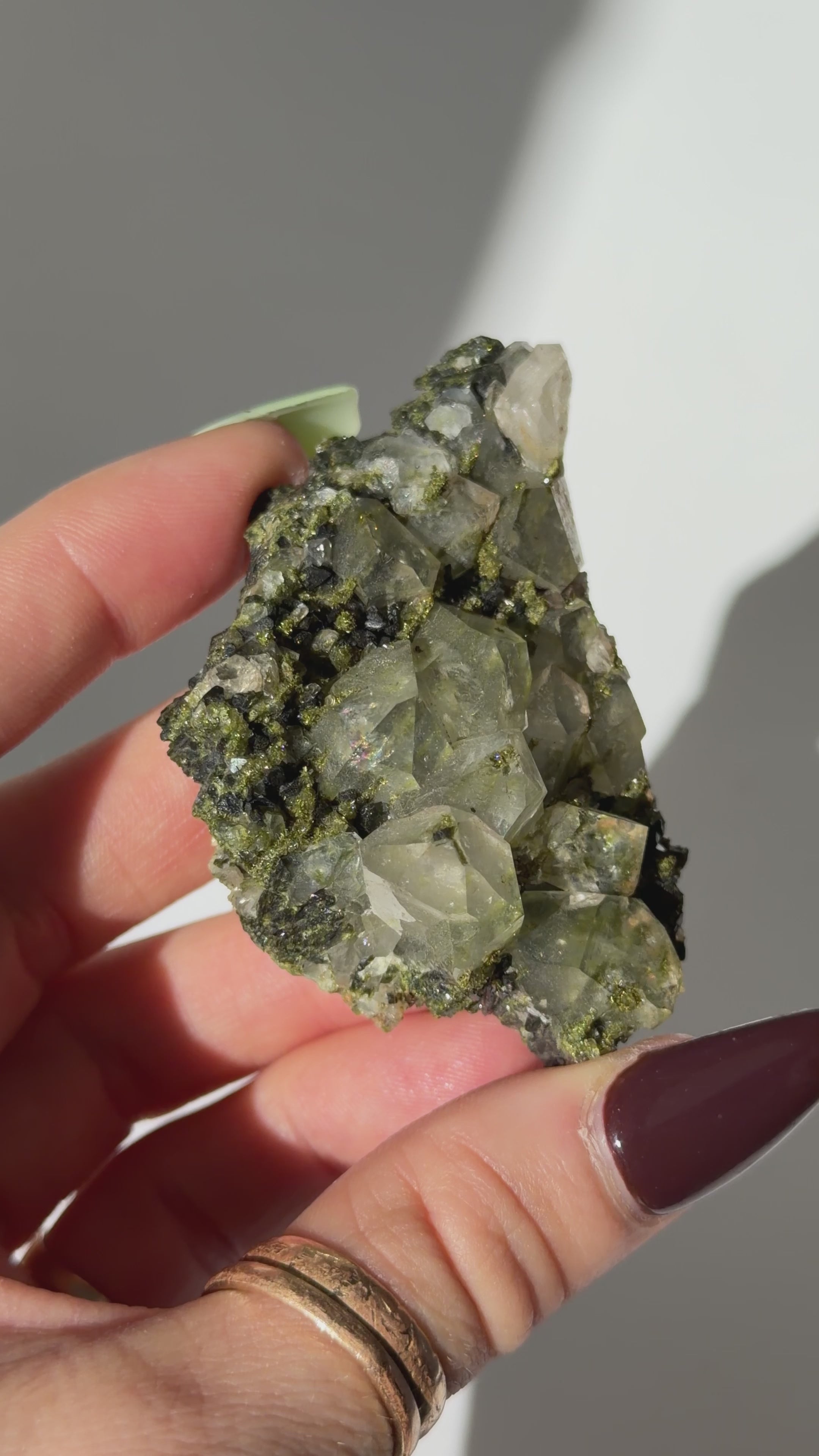 Turkish Forest Epidote and Quartz, A
