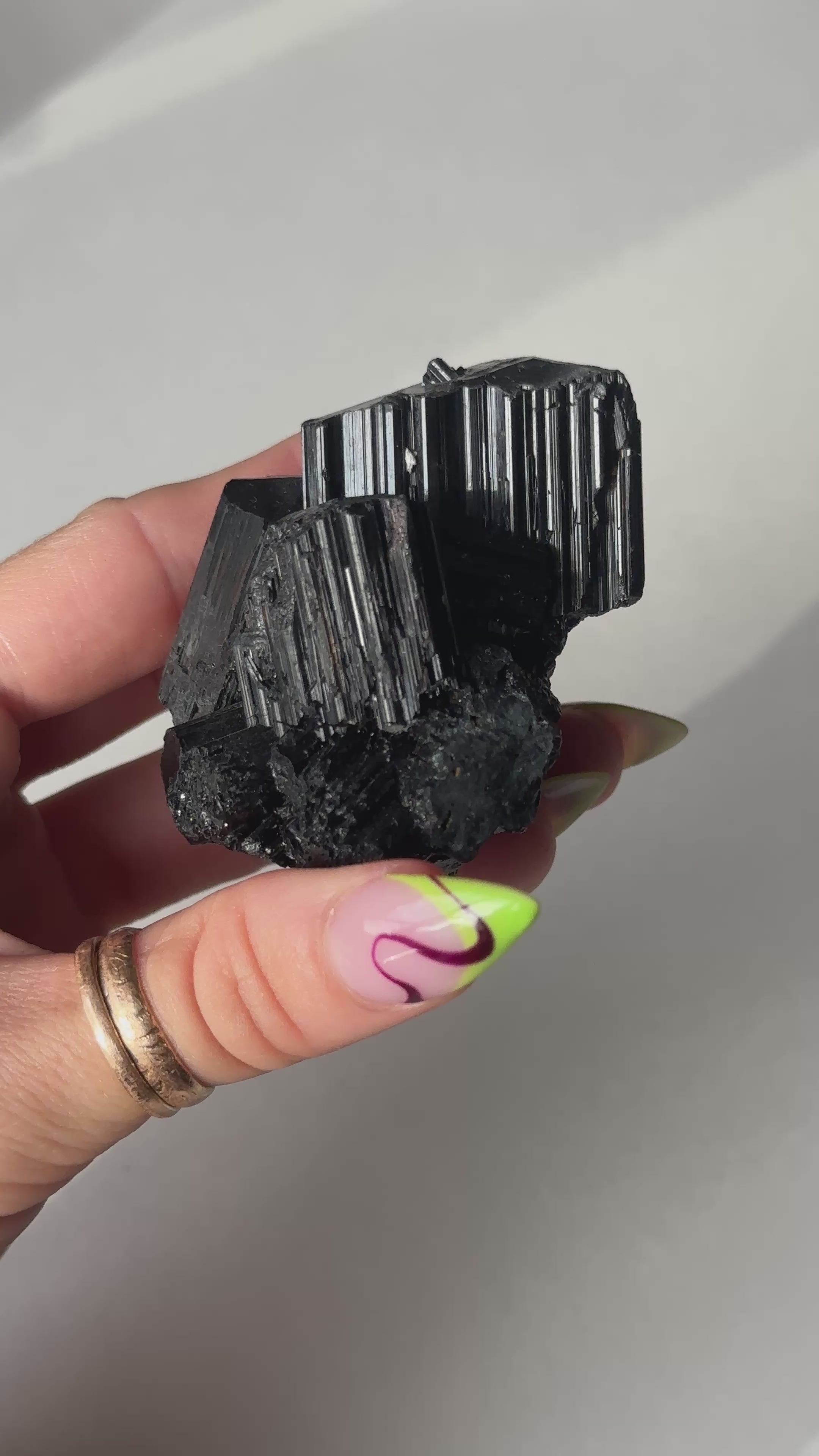 Large Black Tourmaline, Madagascar, E