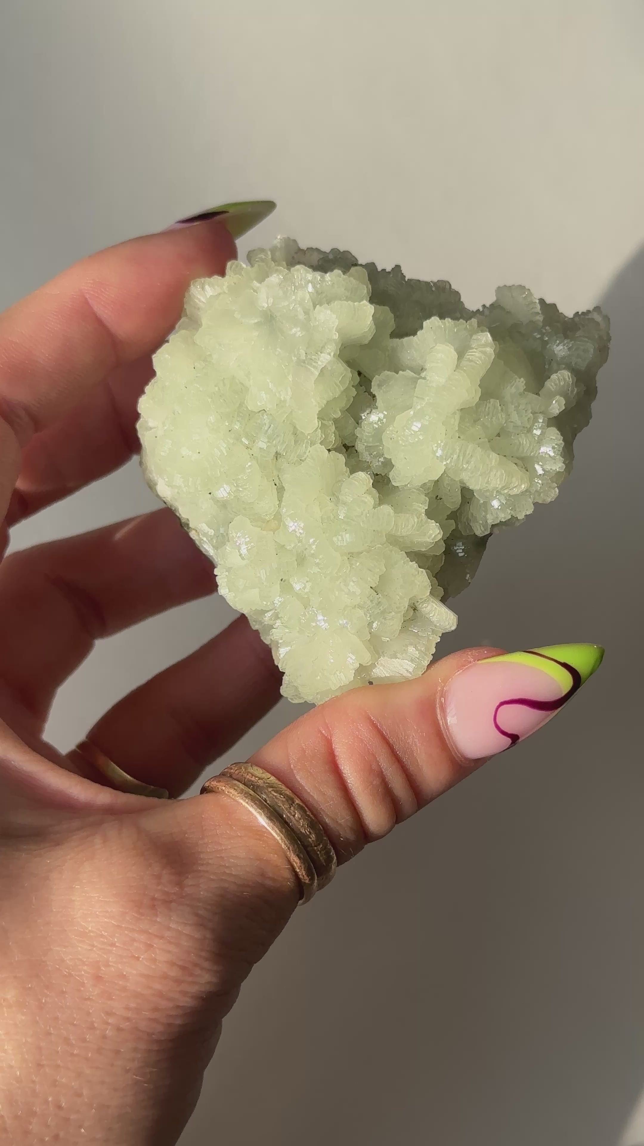 Raw Prehnite, Morocco, F