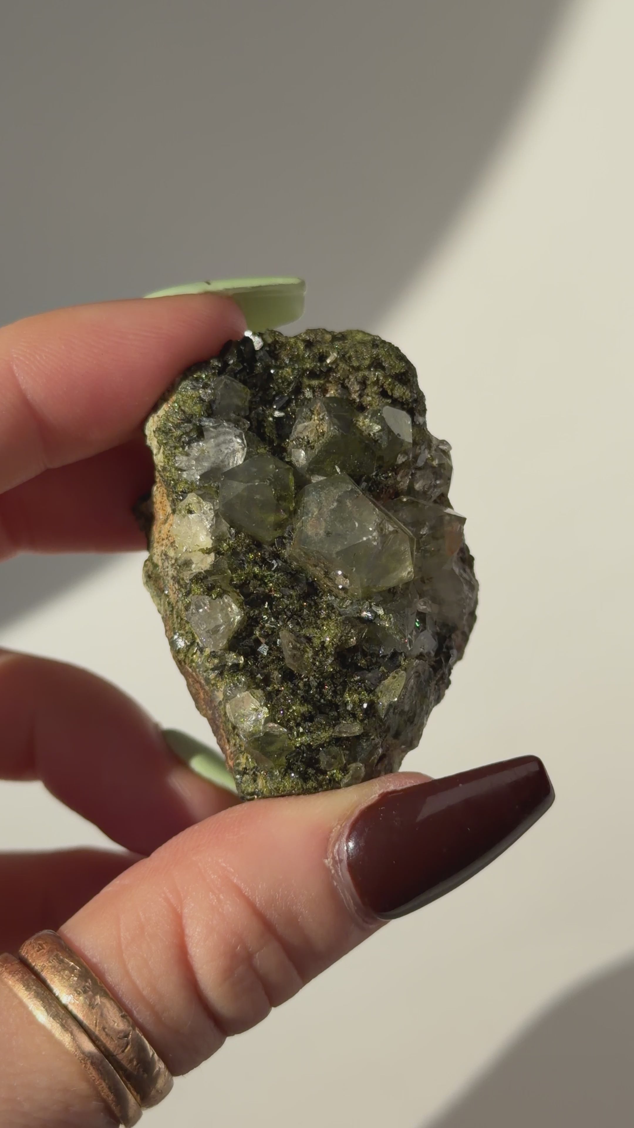 Turkish Forest Epidote and Quartz, D4