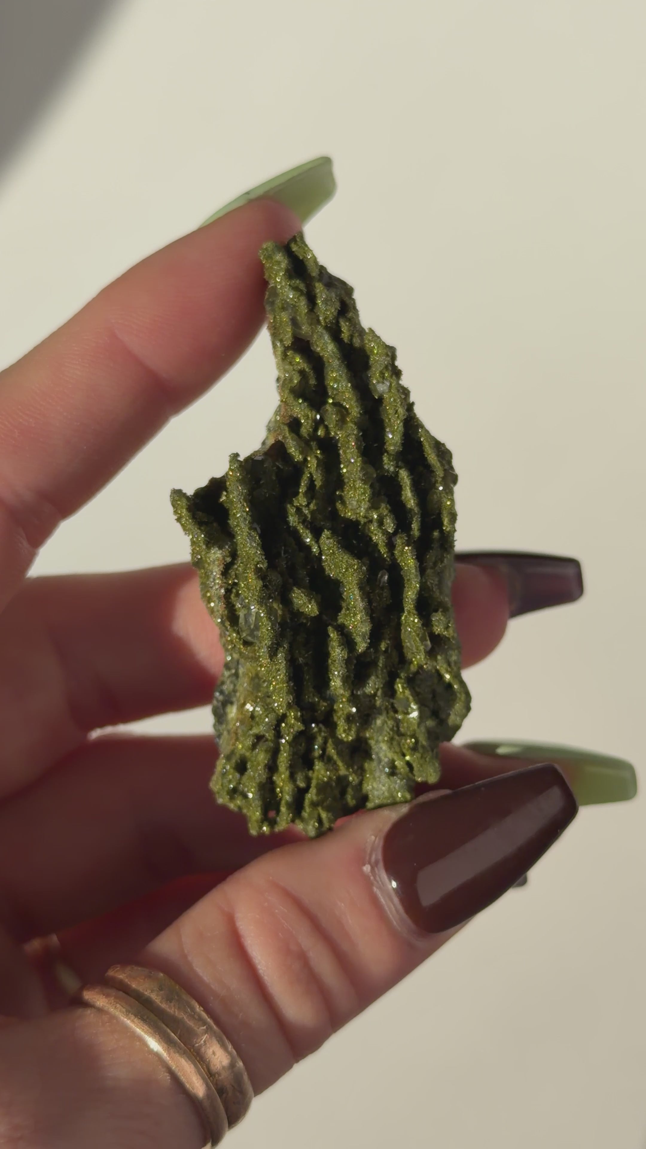 Turkish Forest Epidote and Quartz, F6