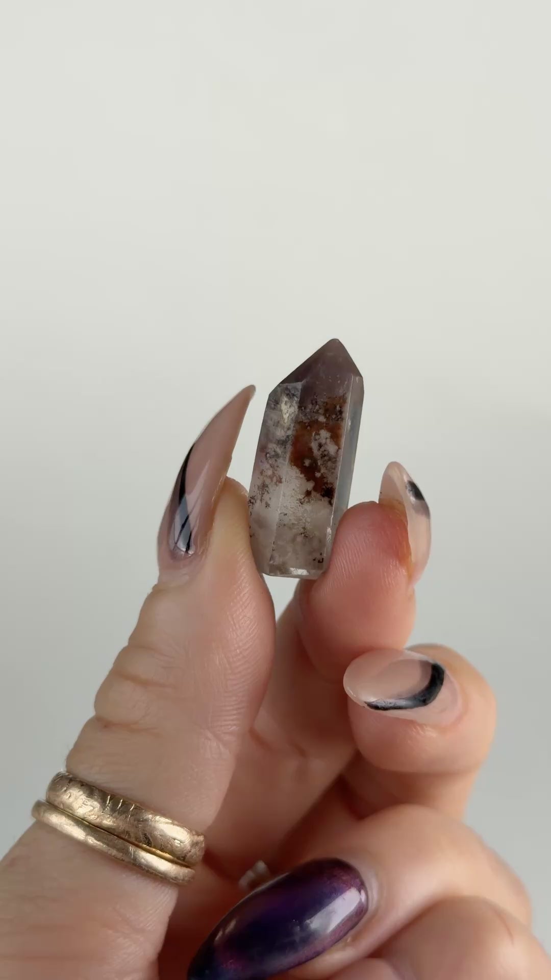 Hematite 'Lithium' Quartz Points, Bahia, Brazil, I