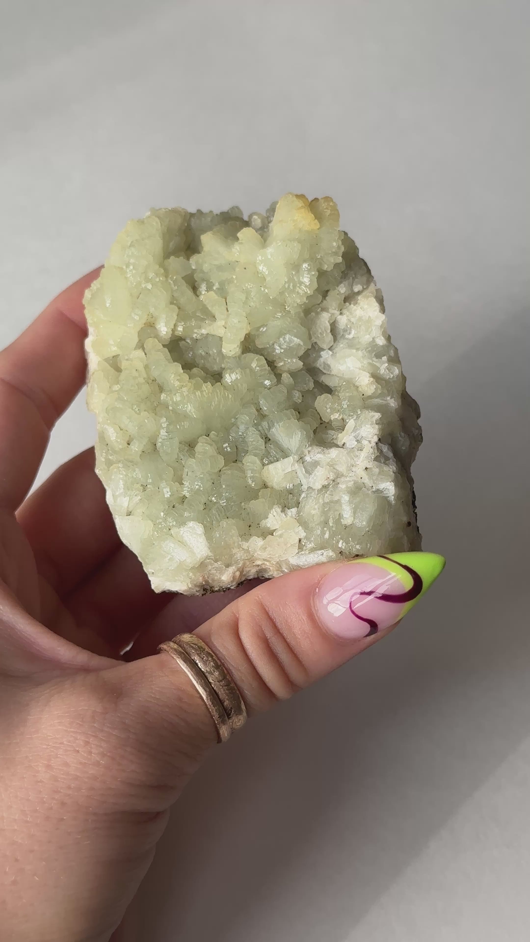 Raw Prehnite, Morocco, E