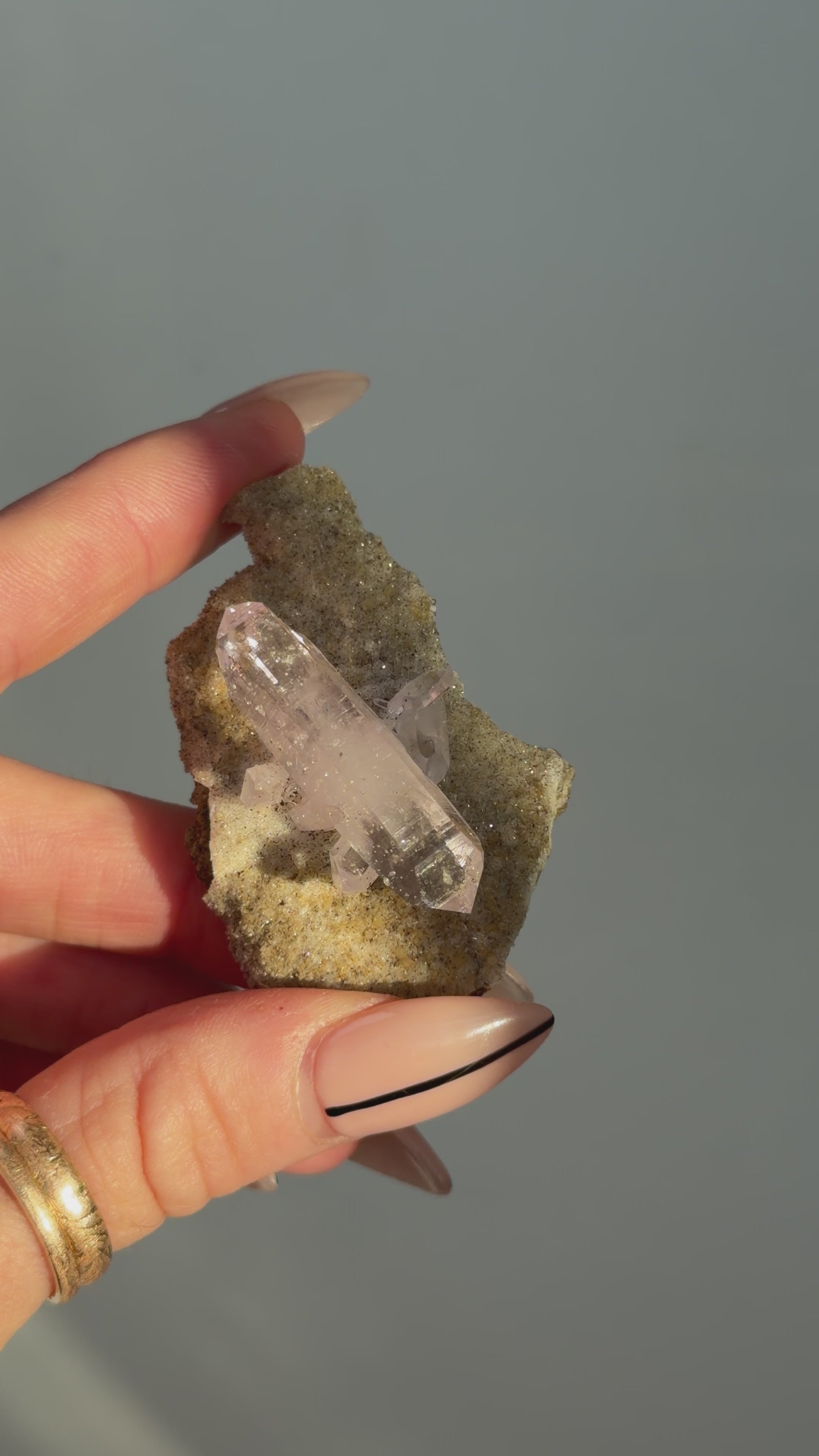 Vera Cruz Amethyst DT Point on Matrix, J