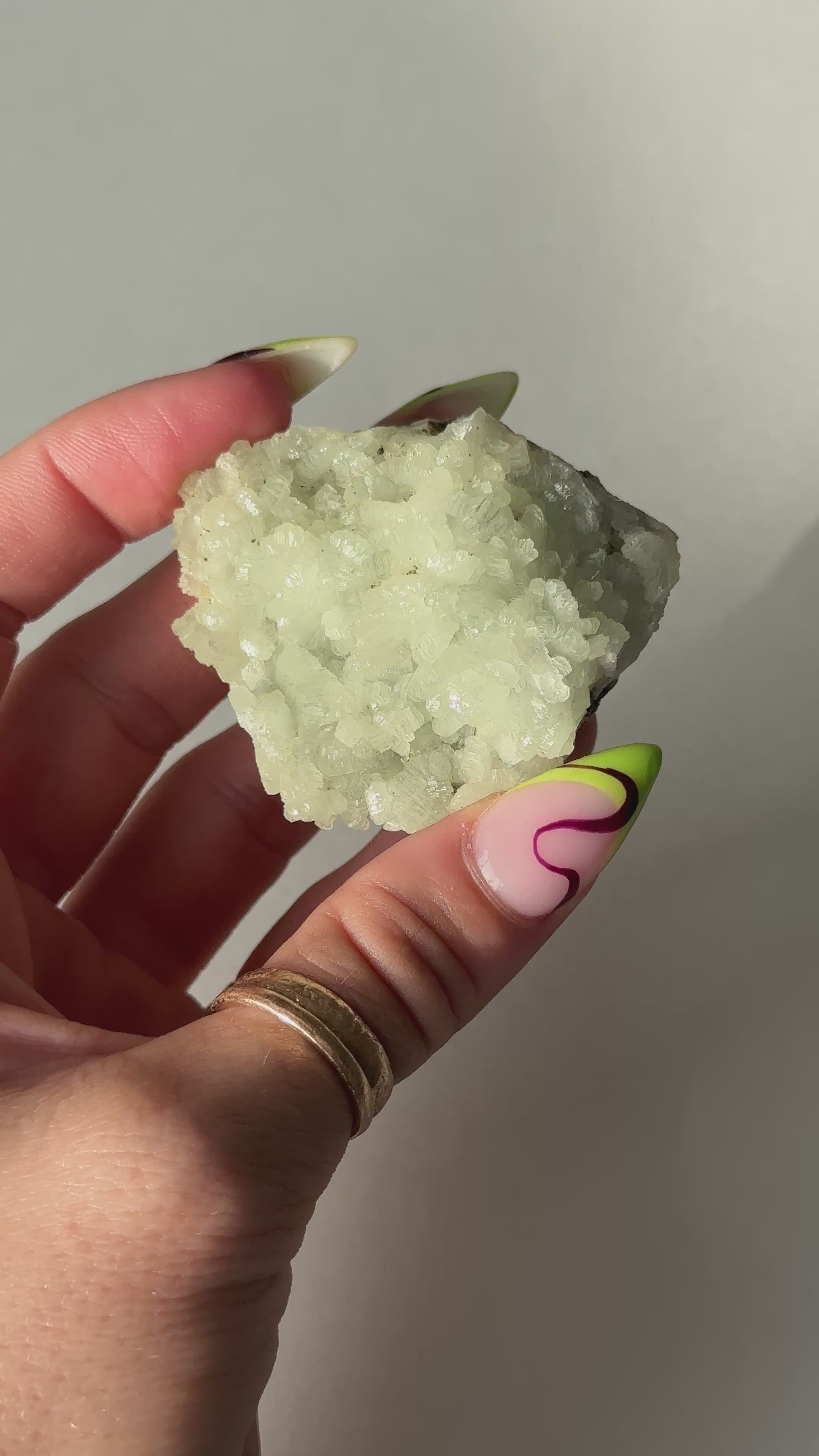 Raw Prehnite, Morocco, B
