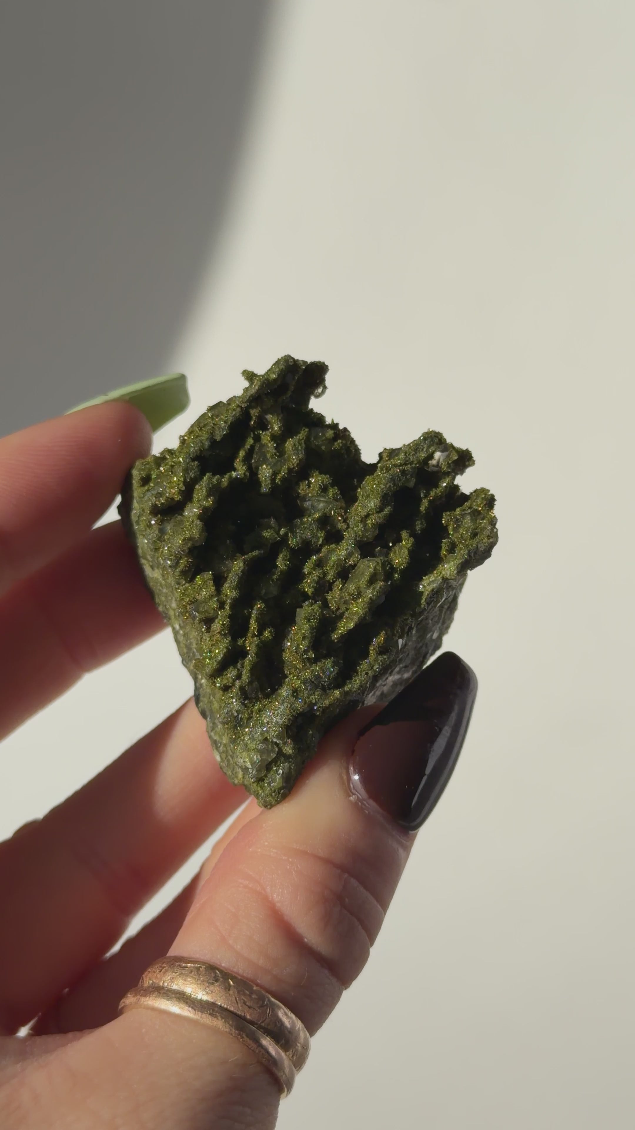 Turkish Forest Epidote and Quartz, L