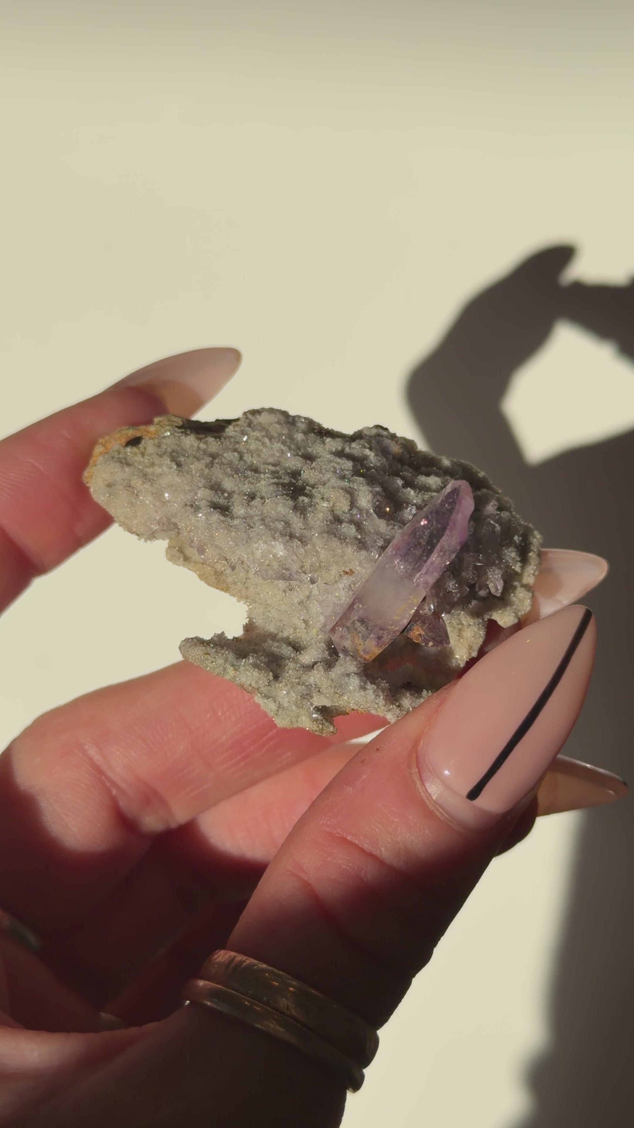 Vera Cruz Amethyst DT Point on Matrix, R