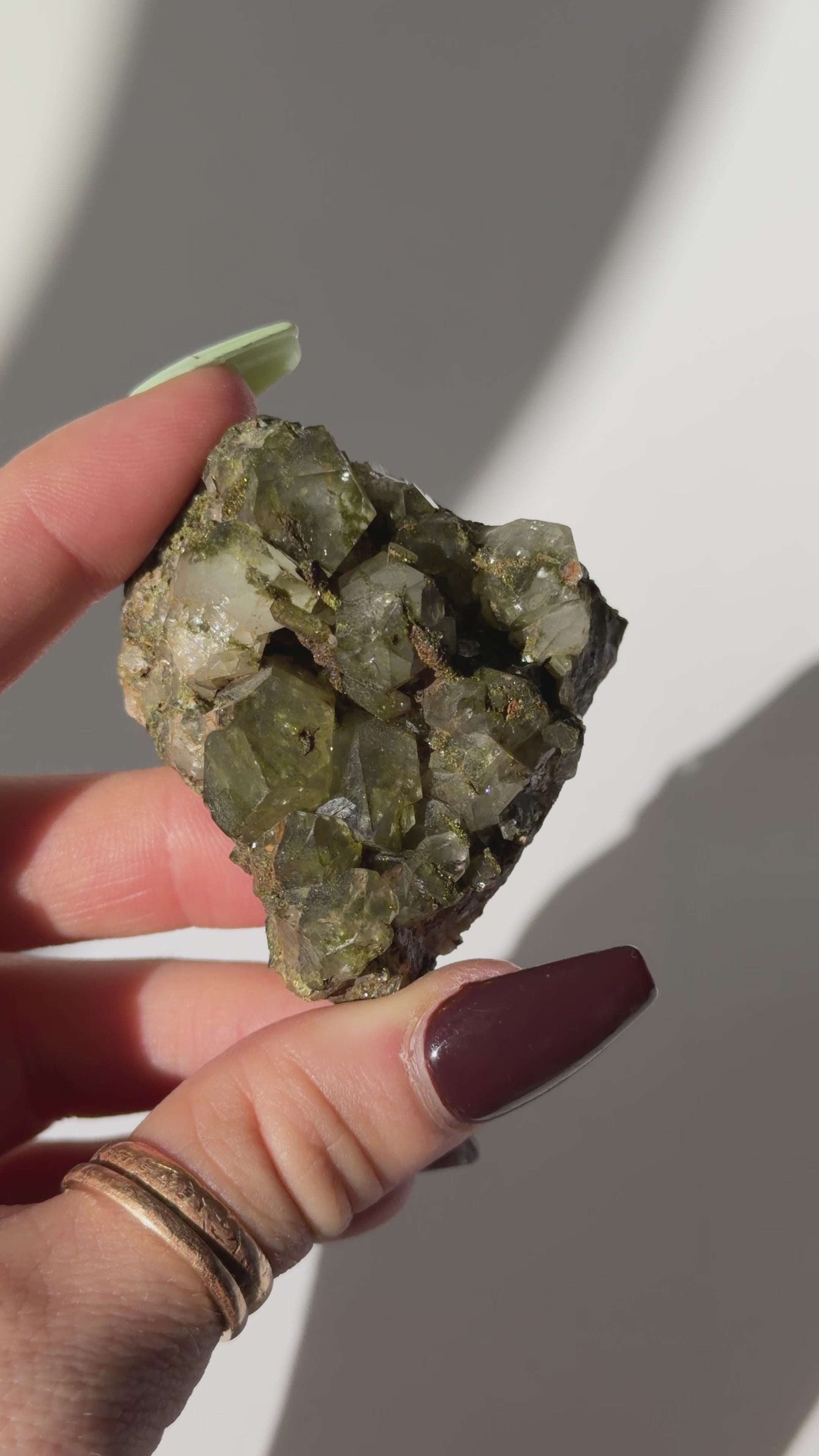 Turkish Forest Epidote and Quartz, C