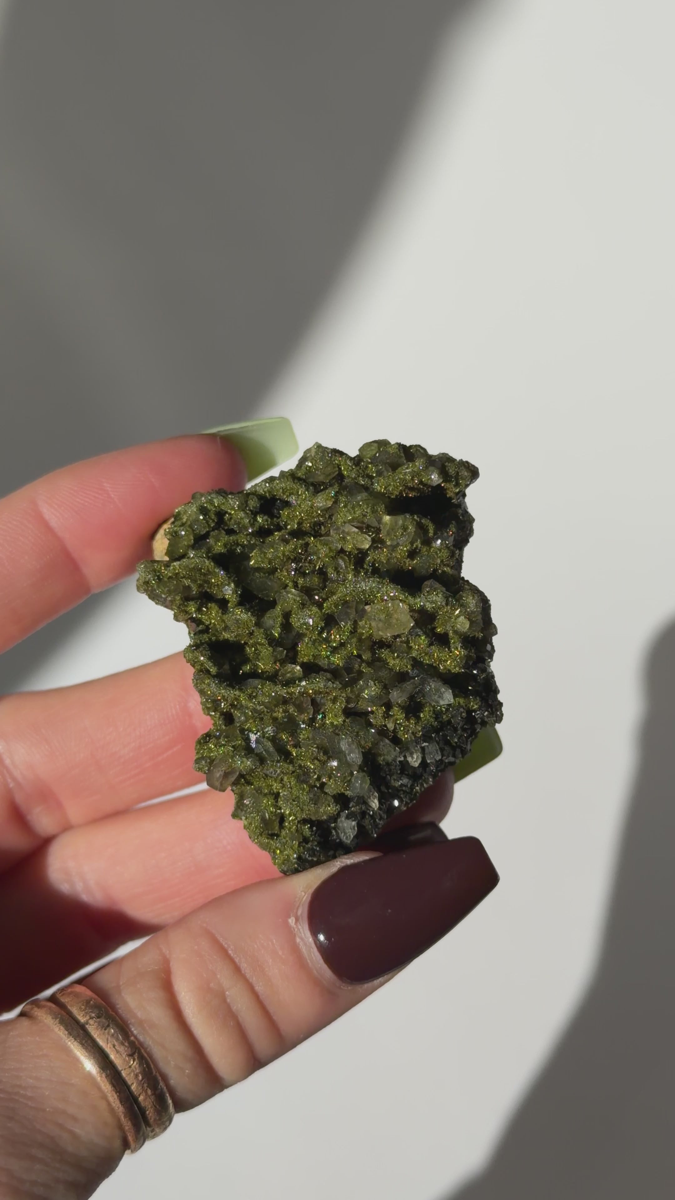 Turkish Forest Epidote and Quartz, D
