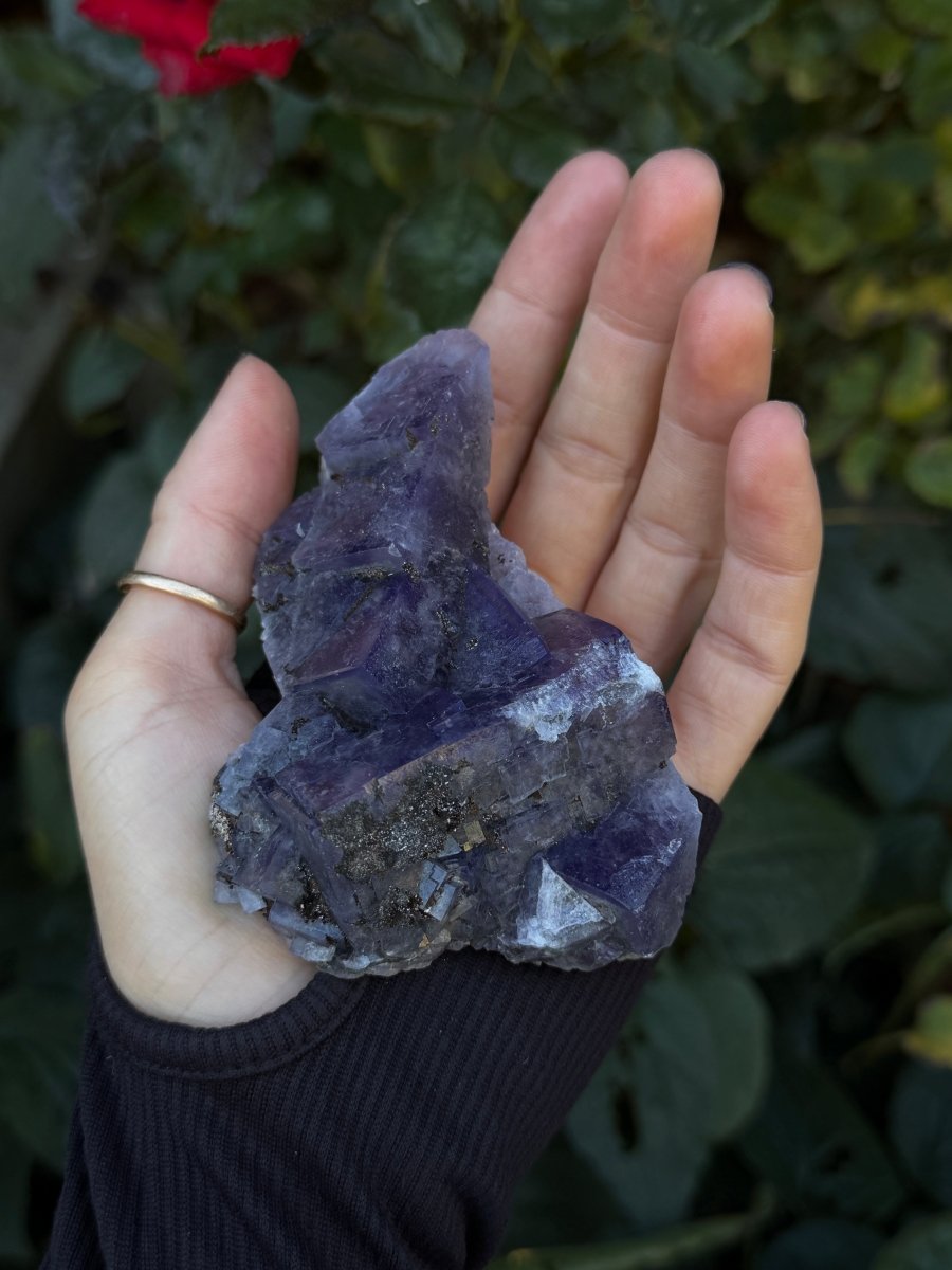 Purple Fluorite, Weardale FluoriteUnited Kingdom- Haus of Moss and Moon