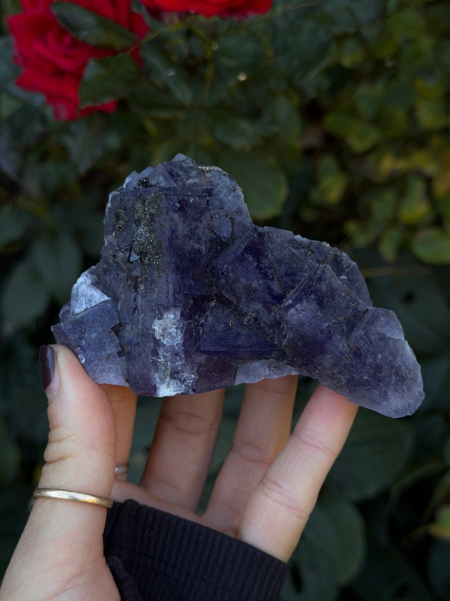 Purple Fluorite, Weardale FluoriteUnited Kingdom- Haus of Moss and Moon