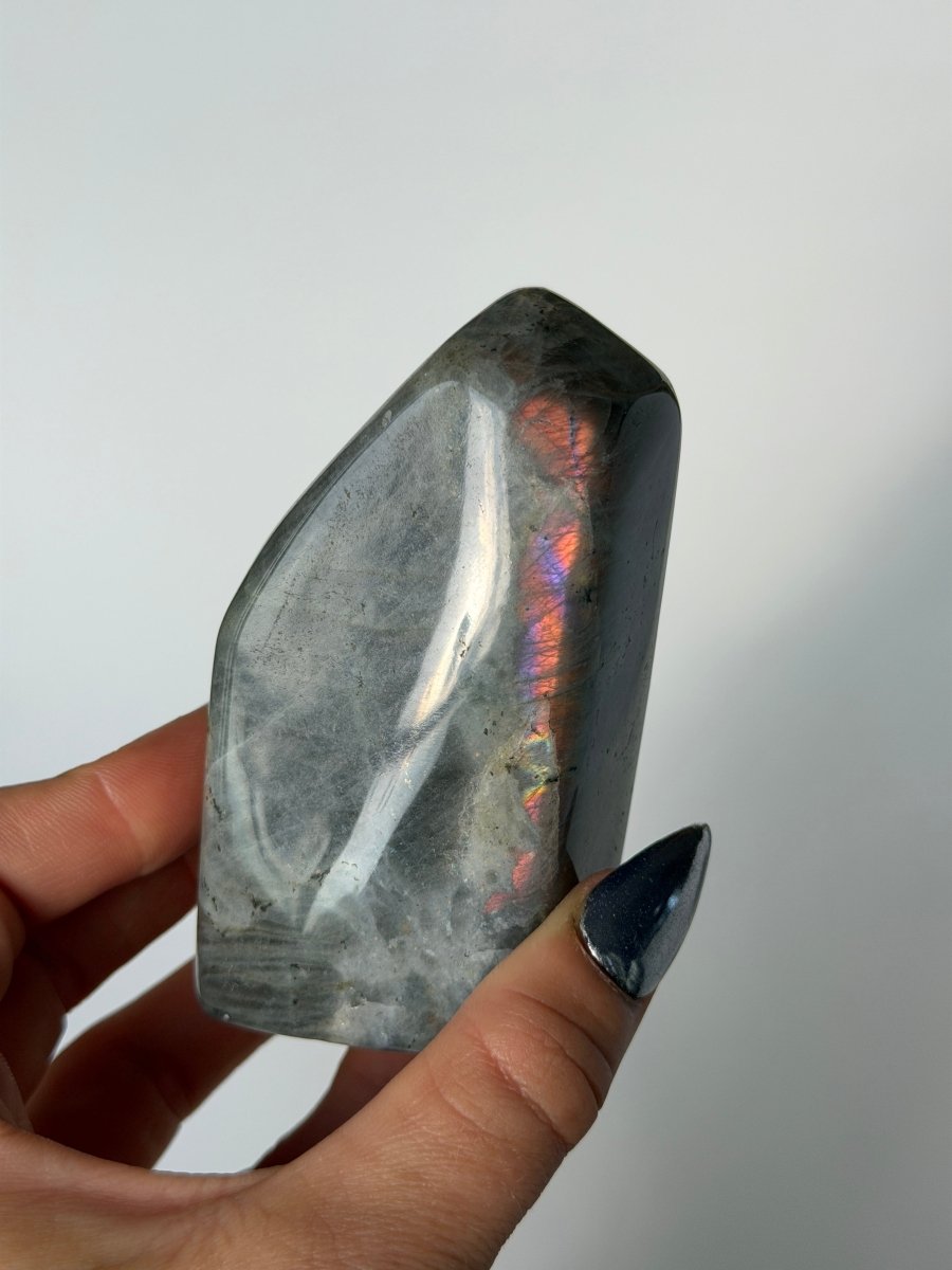 Purple Labradorite Free Form LabradoriteMadagascar- Haus of Moss and Moon