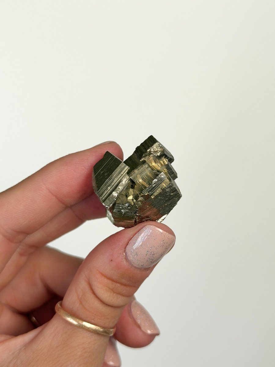 Pyrite Cluster, Bulgaria PyriteBulgaria- Haus of Moss and Moon