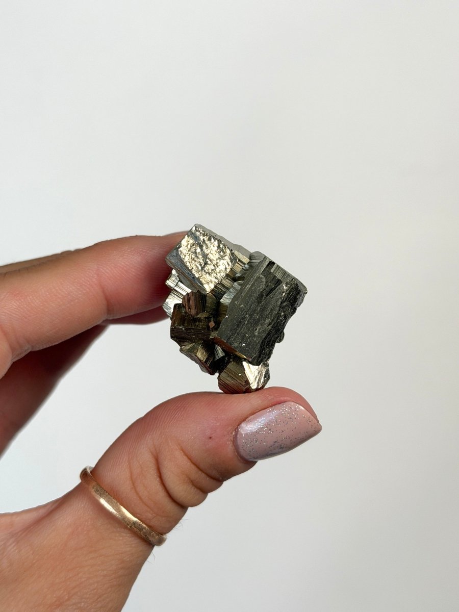 Pyrite Cluster, Bulgaria PyriteBulgaria- Haus of Moss and Moon